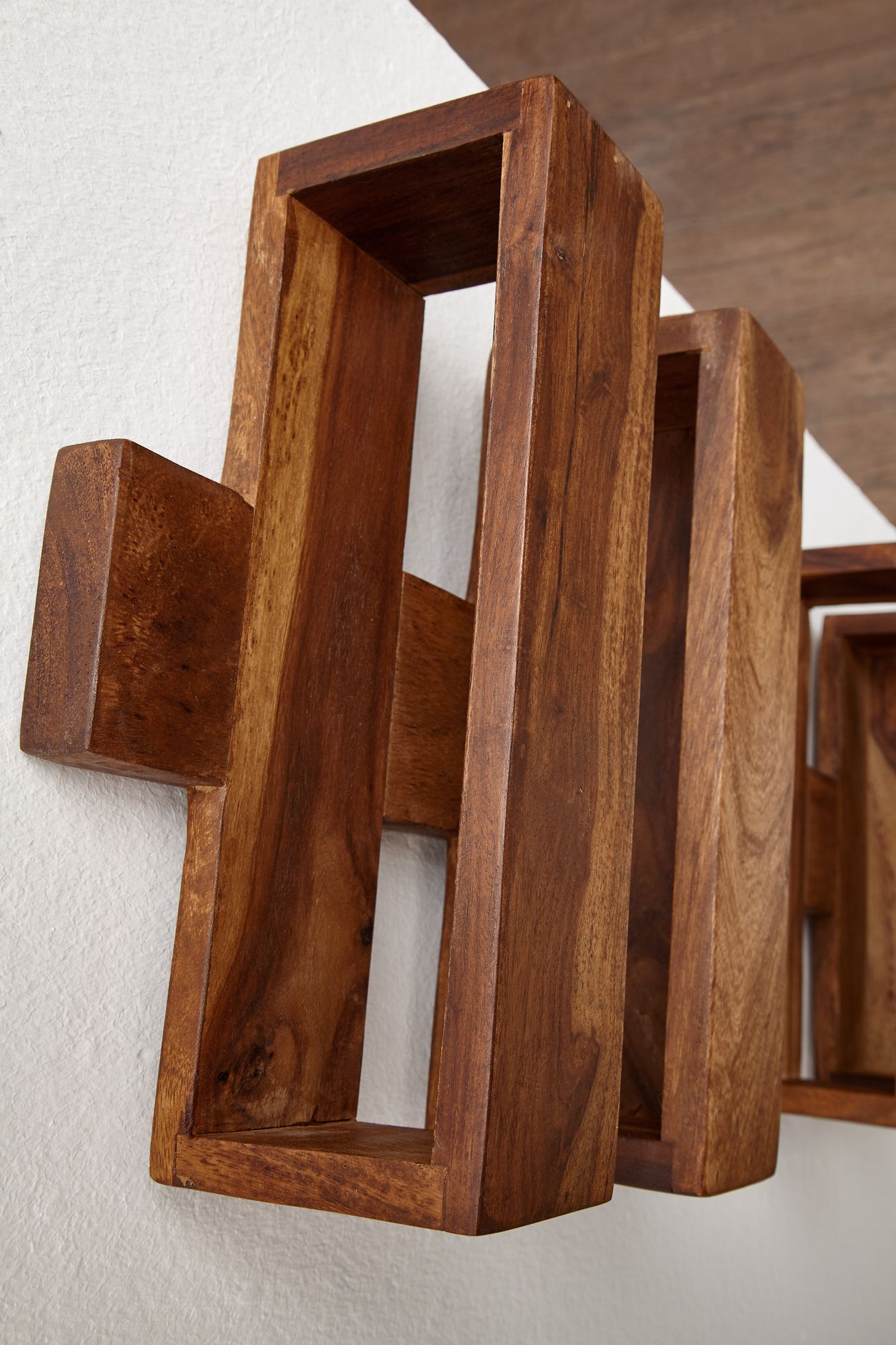 Zeitungsständer Aalvik Massivholz Dunkelbraun 30 × 10 × 72 cm