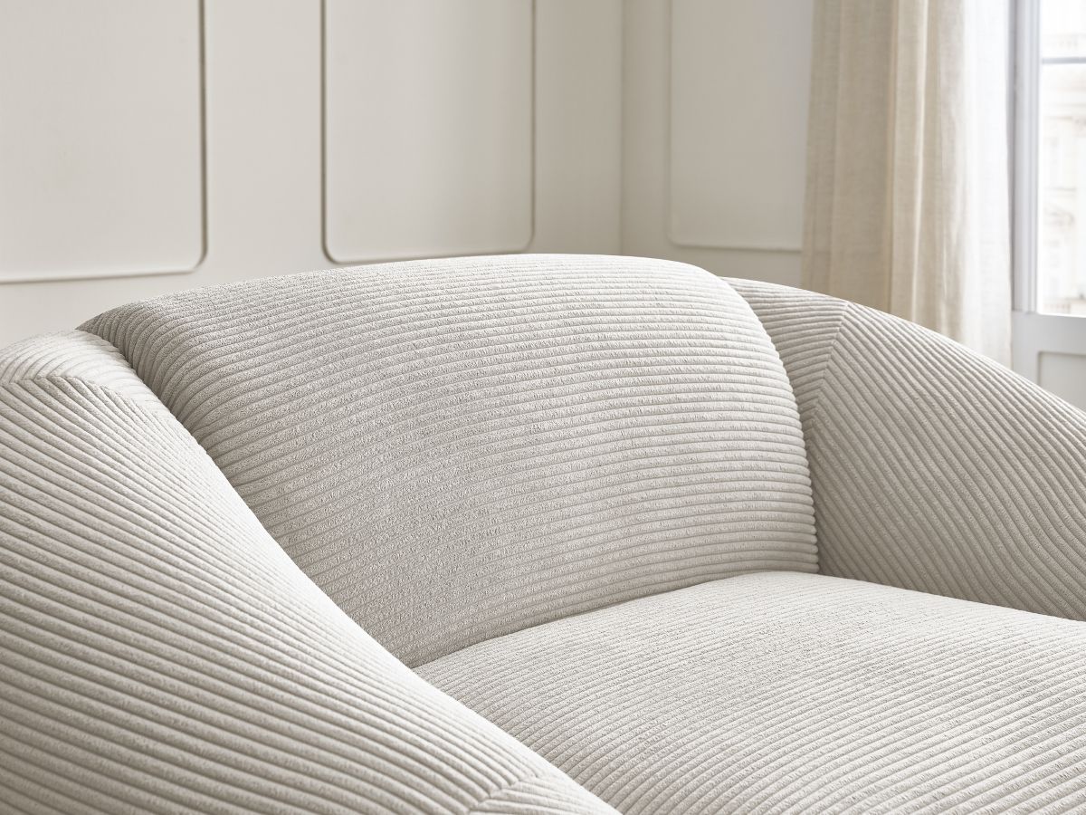Bobochic Tina Sessel Cordsamt Beige