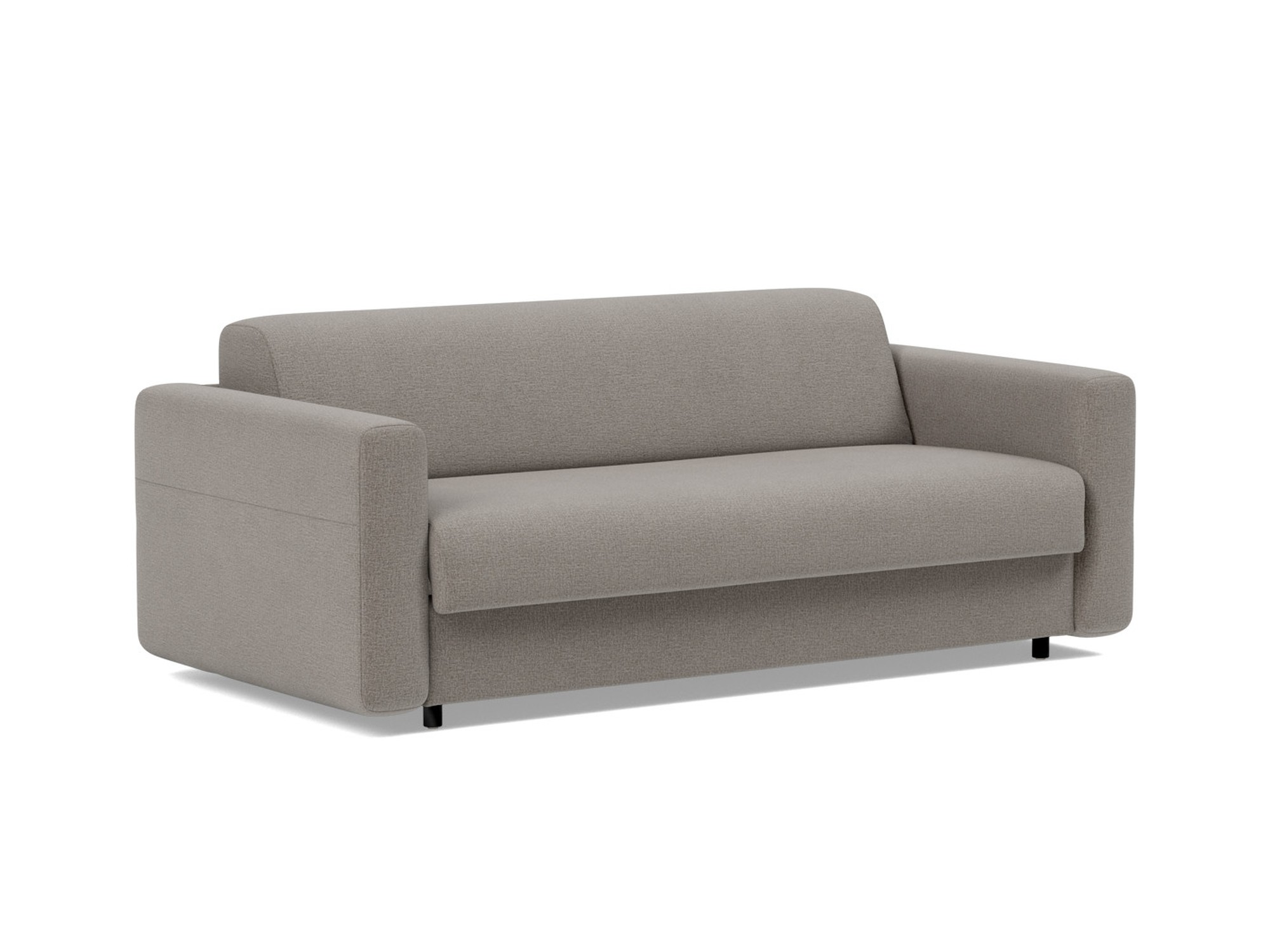 Schlafsofa Killian mit Taschenfederkernmatratze 140 Flachgewebe Mixed Dance 521-Grey