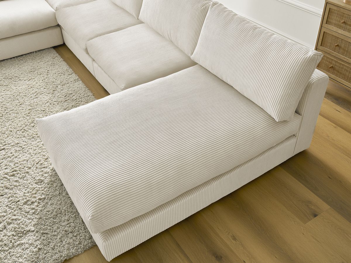 Bobochic Paris Ecksofa Cordsamt Beige