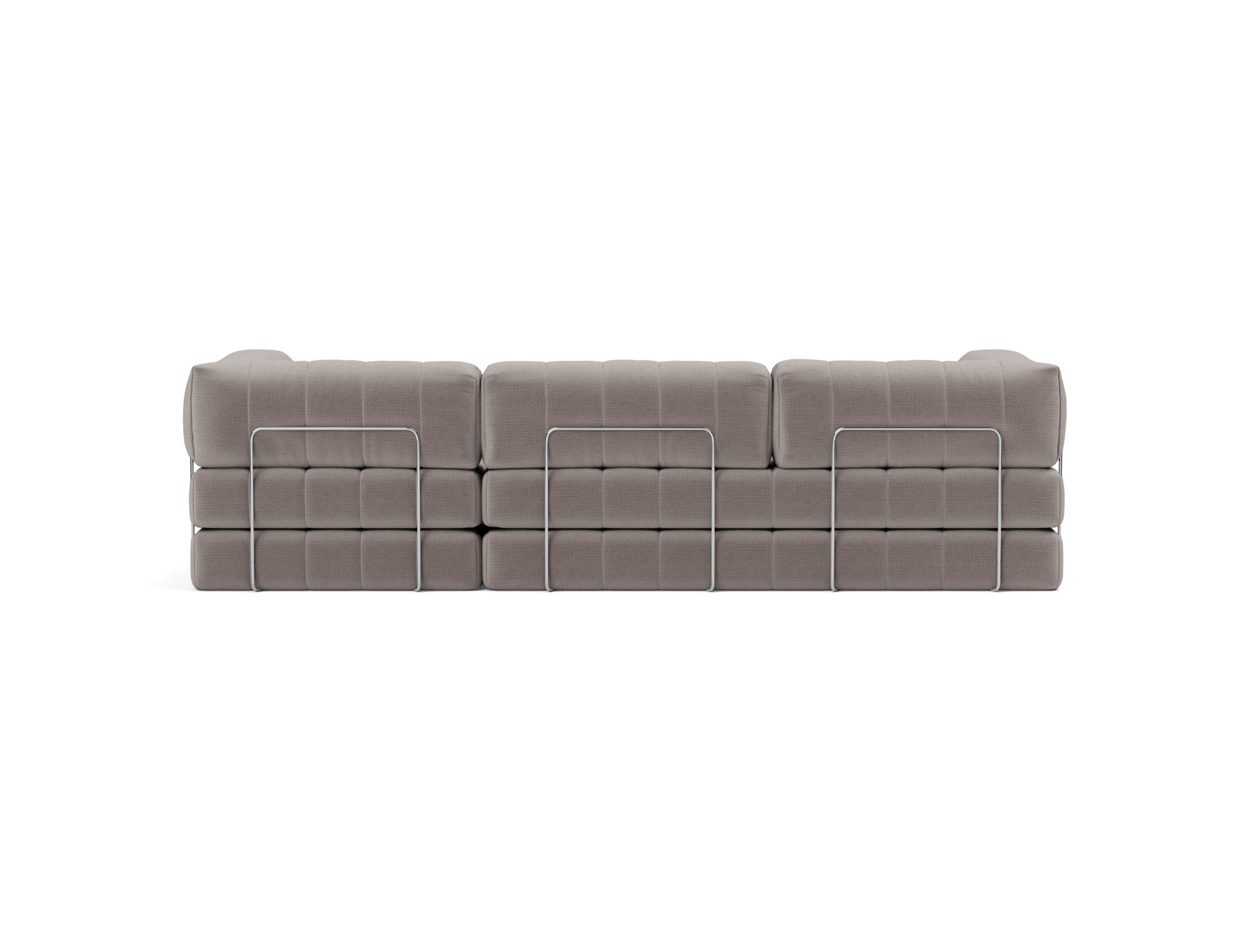 Schlafsofa CozyPad Grand mit Armlehnen Chenille Esina 418-Truffle