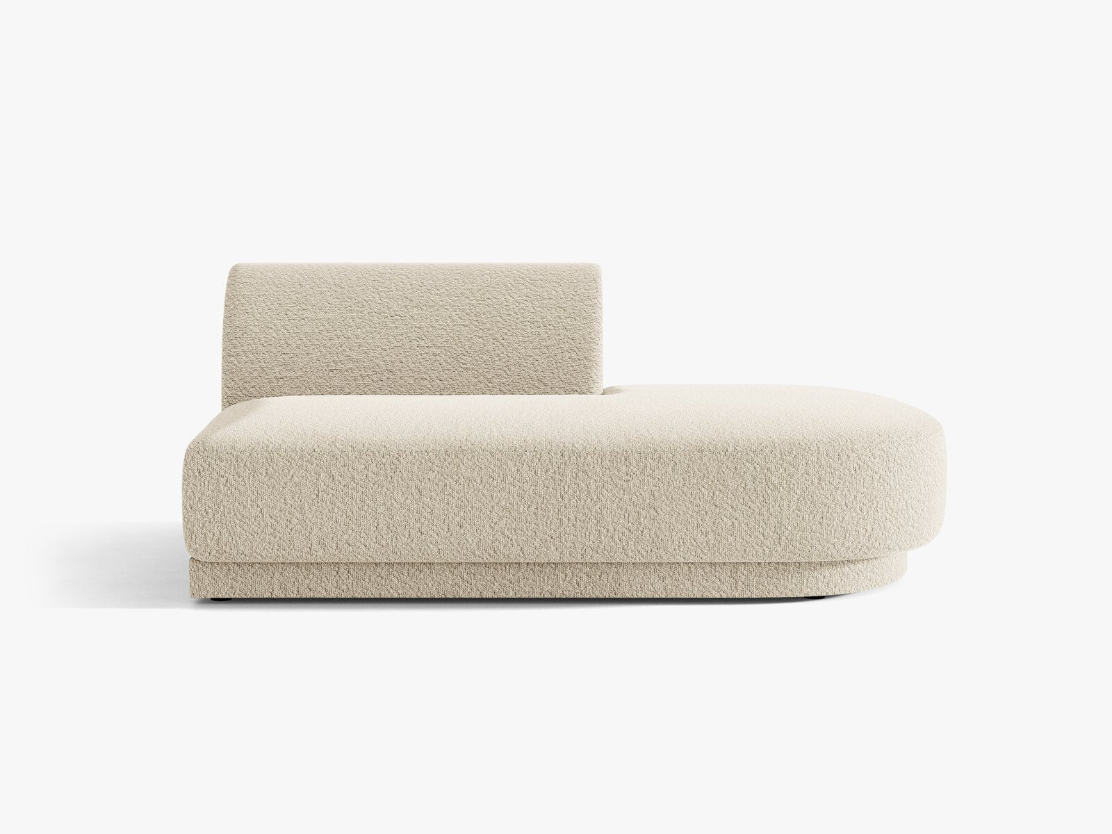 Micadoni 2-Sitzer Sitzmodul offen Miley Rechts Boucle Baloo Beige