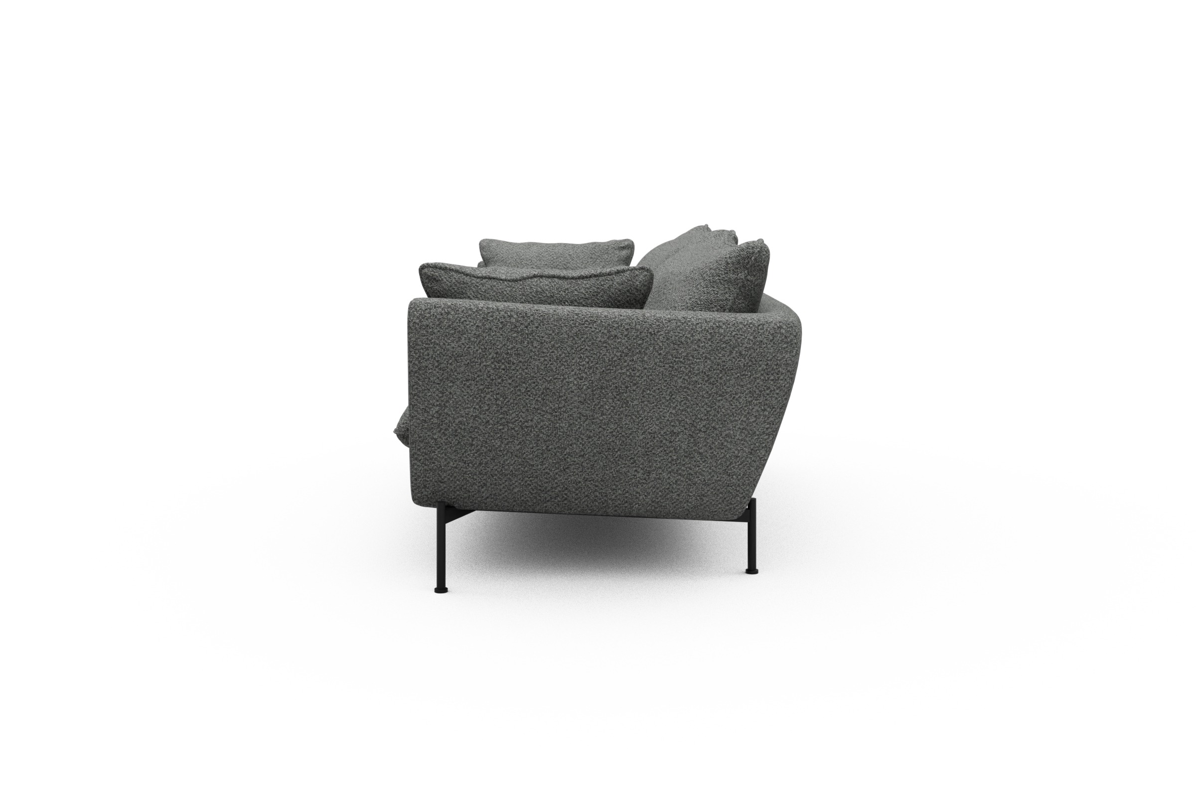 Sofa Anton PREMIUM 2-Sitzer Vanora-Warm-Grey