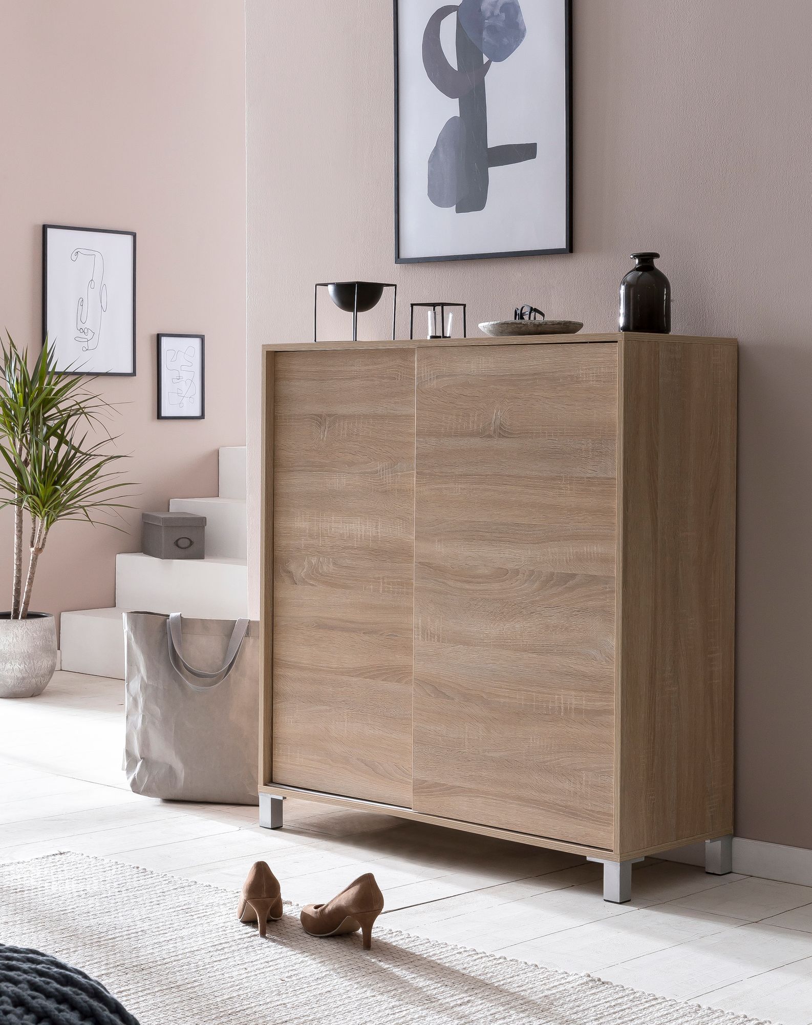 Schuhschrank Finstad Braun 100 × 37,5 × 108 cm