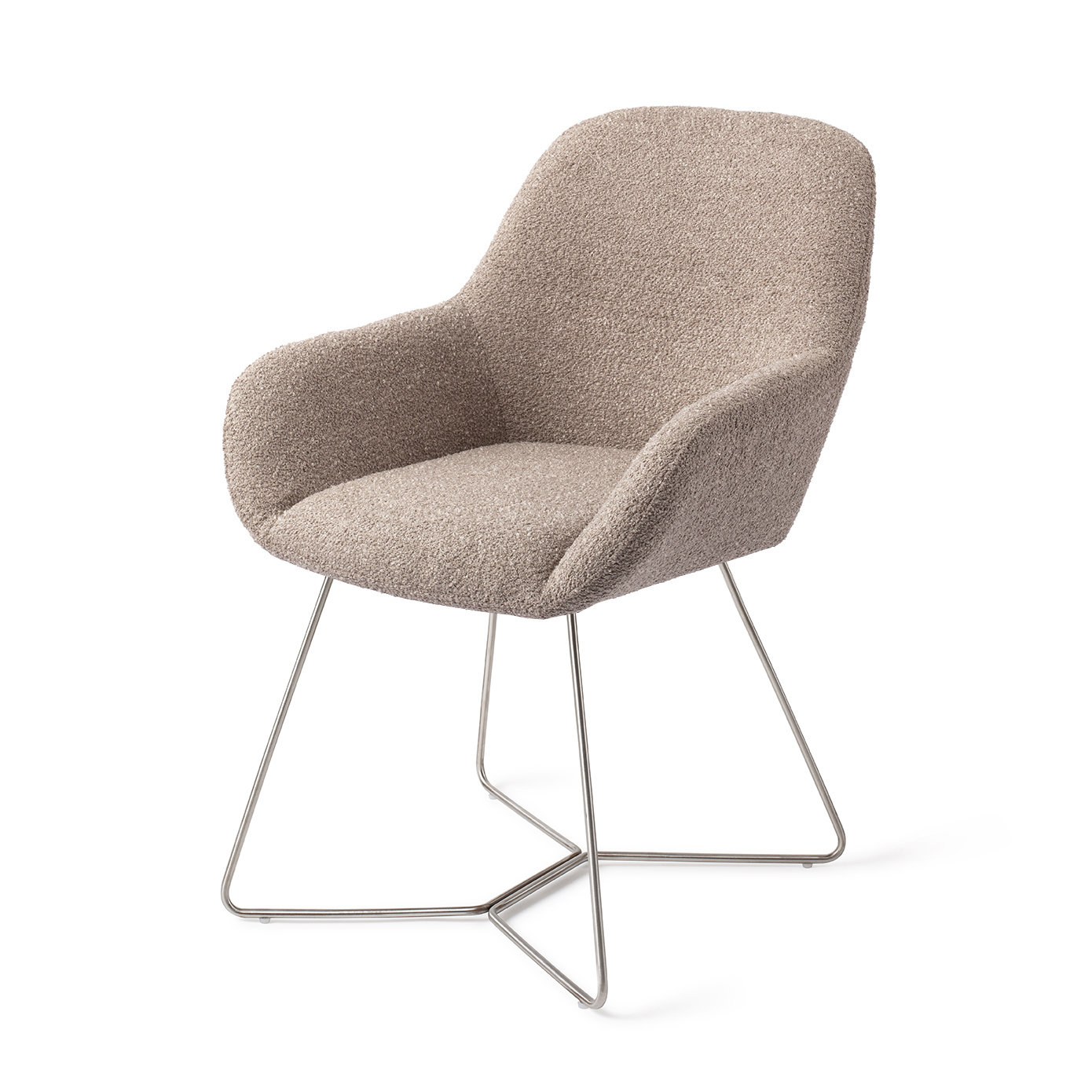 Jesper Home Esszimmerstuhl Kushi Stone Haze Beehive Stahl