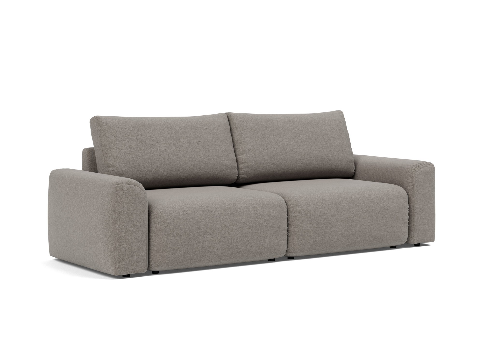 Schlafsofa Norum mit Chunky-Armlehnen Flachgewebe Mixed Dance 521-Grey