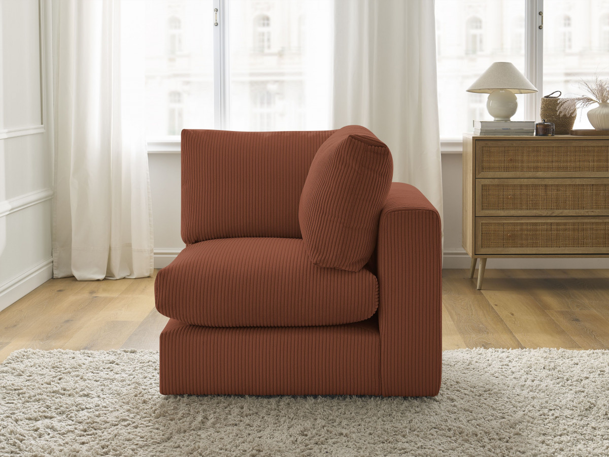 Bobochic Paris Eckmodul Cordsamt Orange