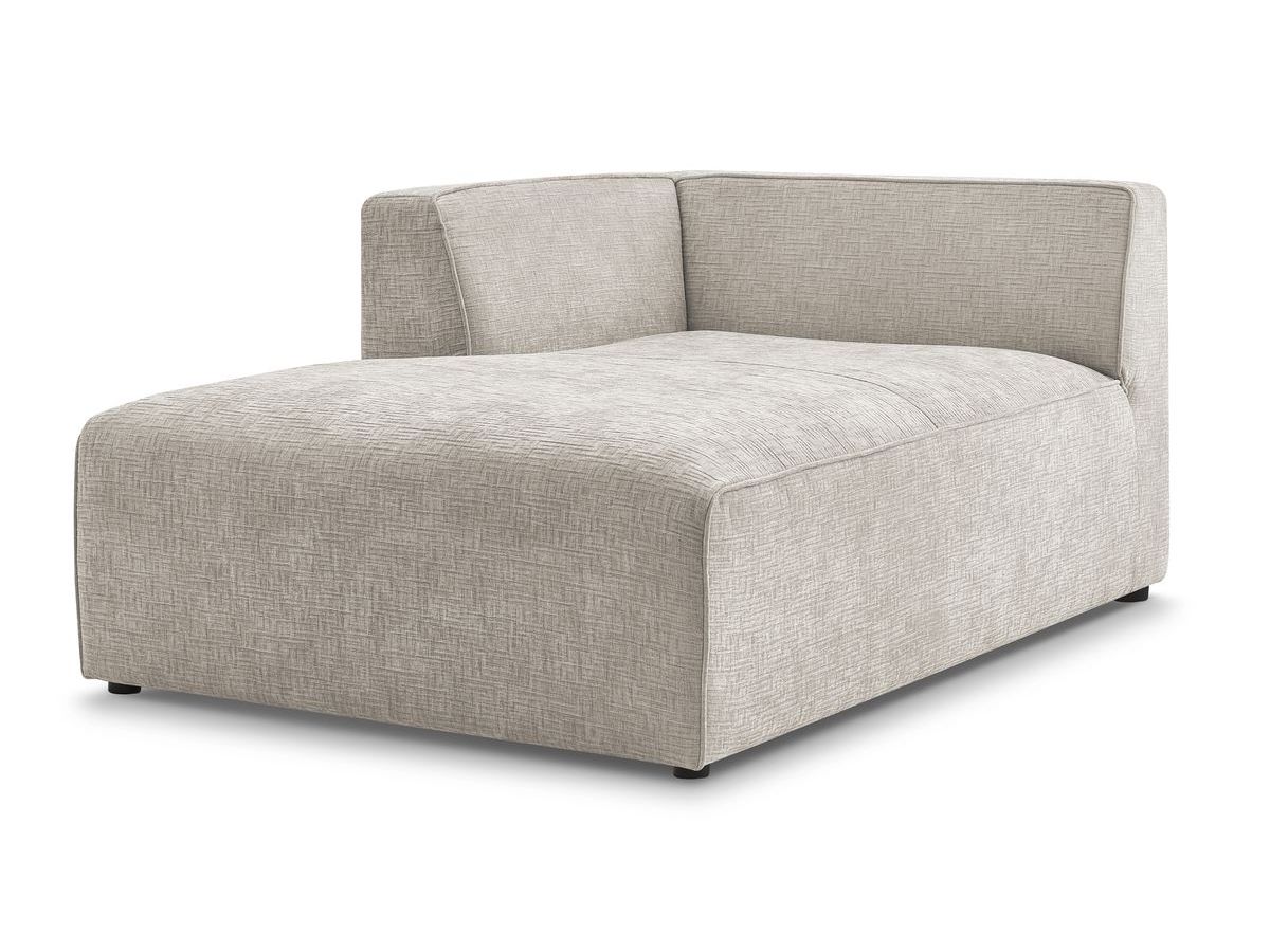 Bobochic Megeve Méridienne-Modul Strukturstoff Beige Ecke links