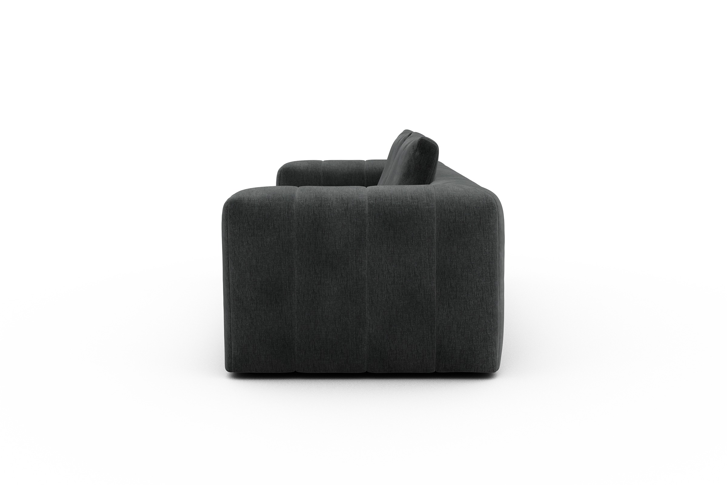 Sofa Hugo 3-Sitzer Smooth-Deep-Warm-Grey