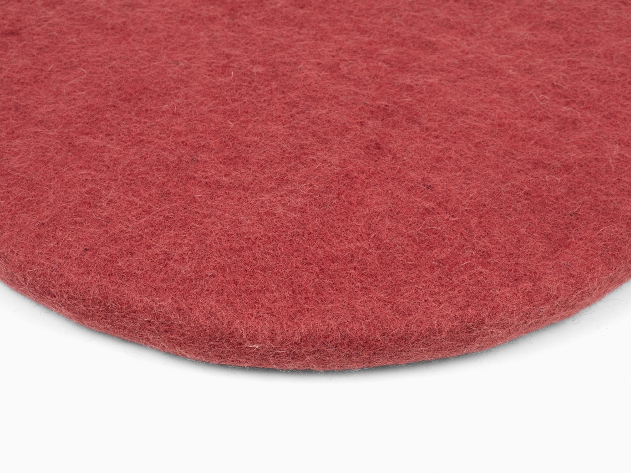 myfelt Kaja Filz-Sitzauflage Weinrot Ø 36 cm