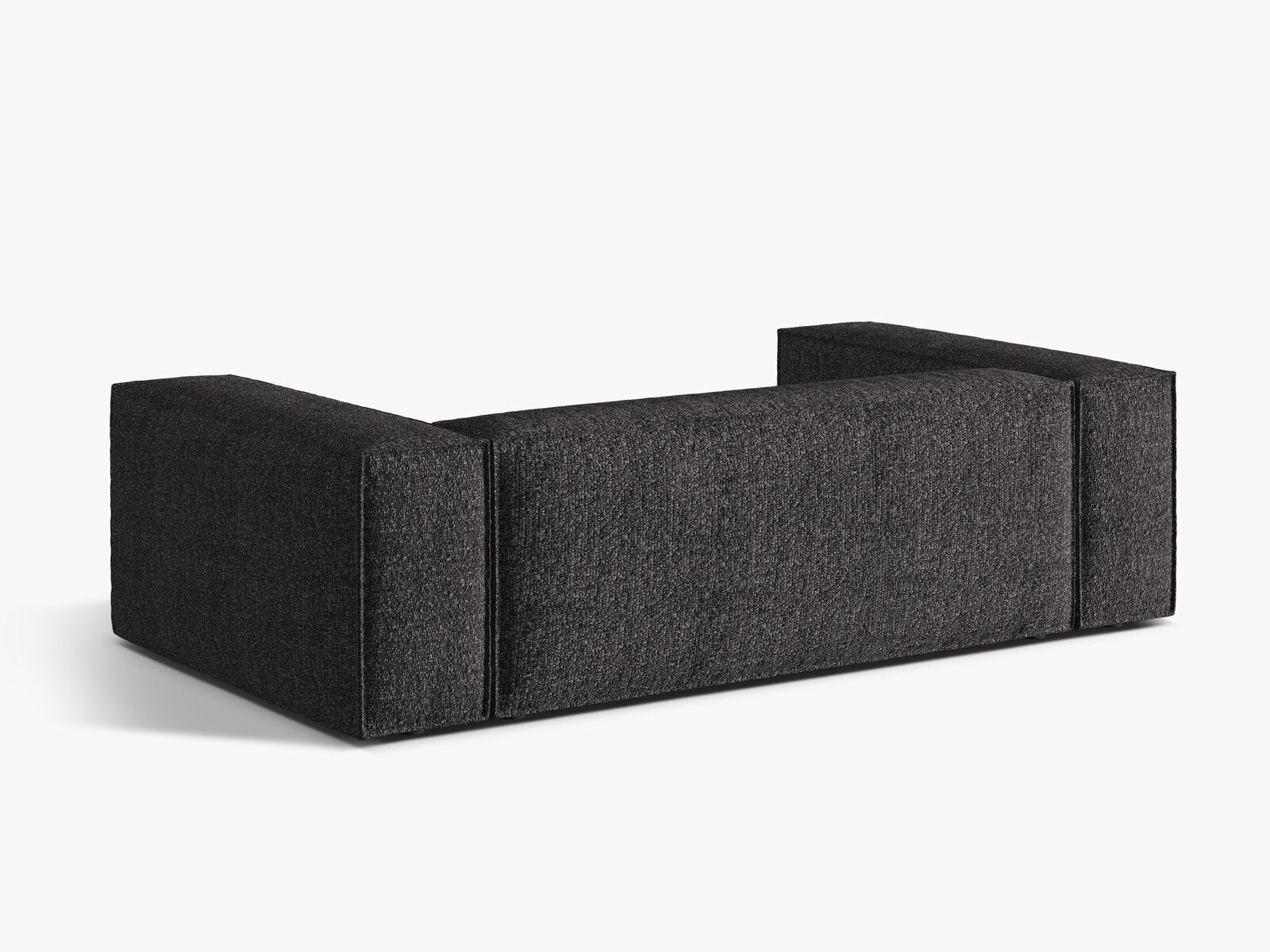 Micadoni Sofa Nuria 3-Sitzer Boucle Anthrazit