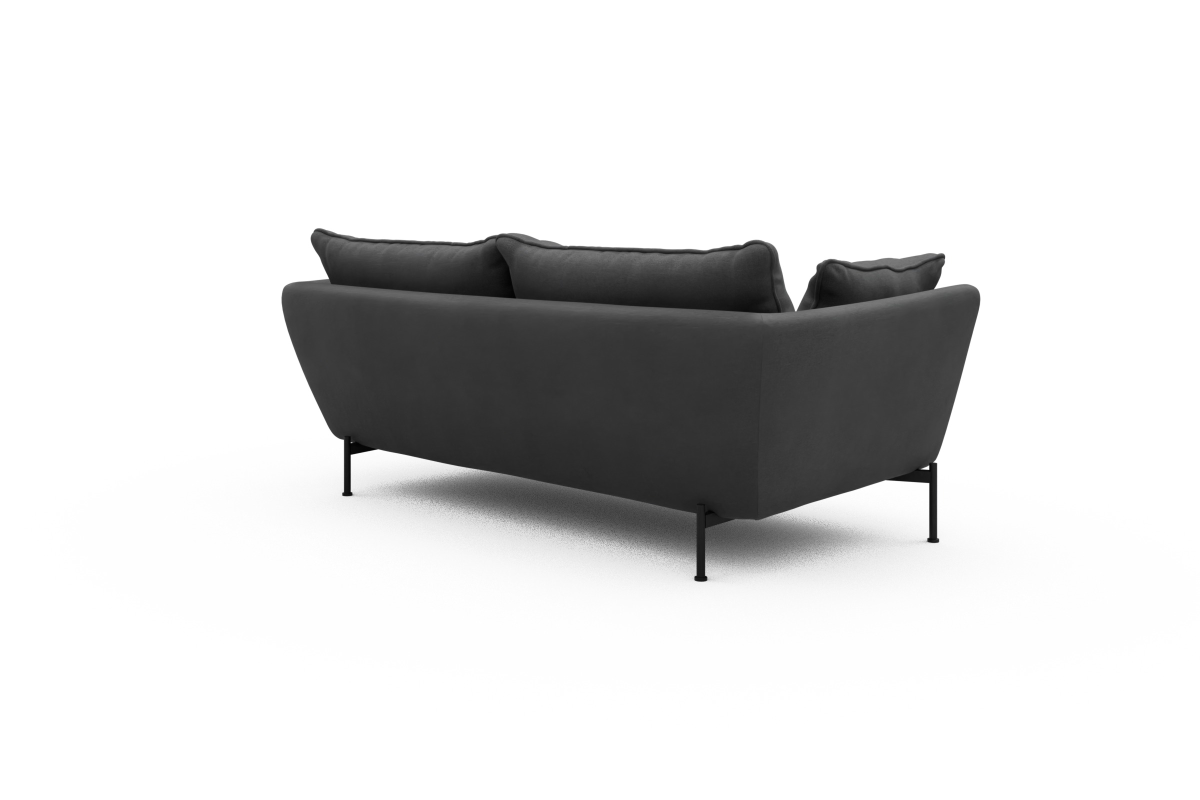 Sofa Anton PREMIUM 2-Sitzer Satya-Zinc