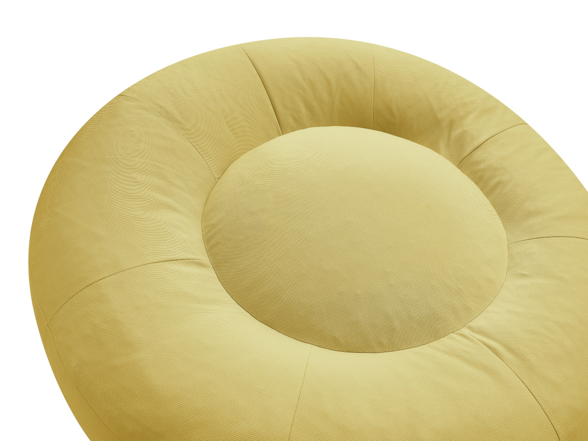 Bobochic Eloane Pouf Stoff Gelb, 150 cm