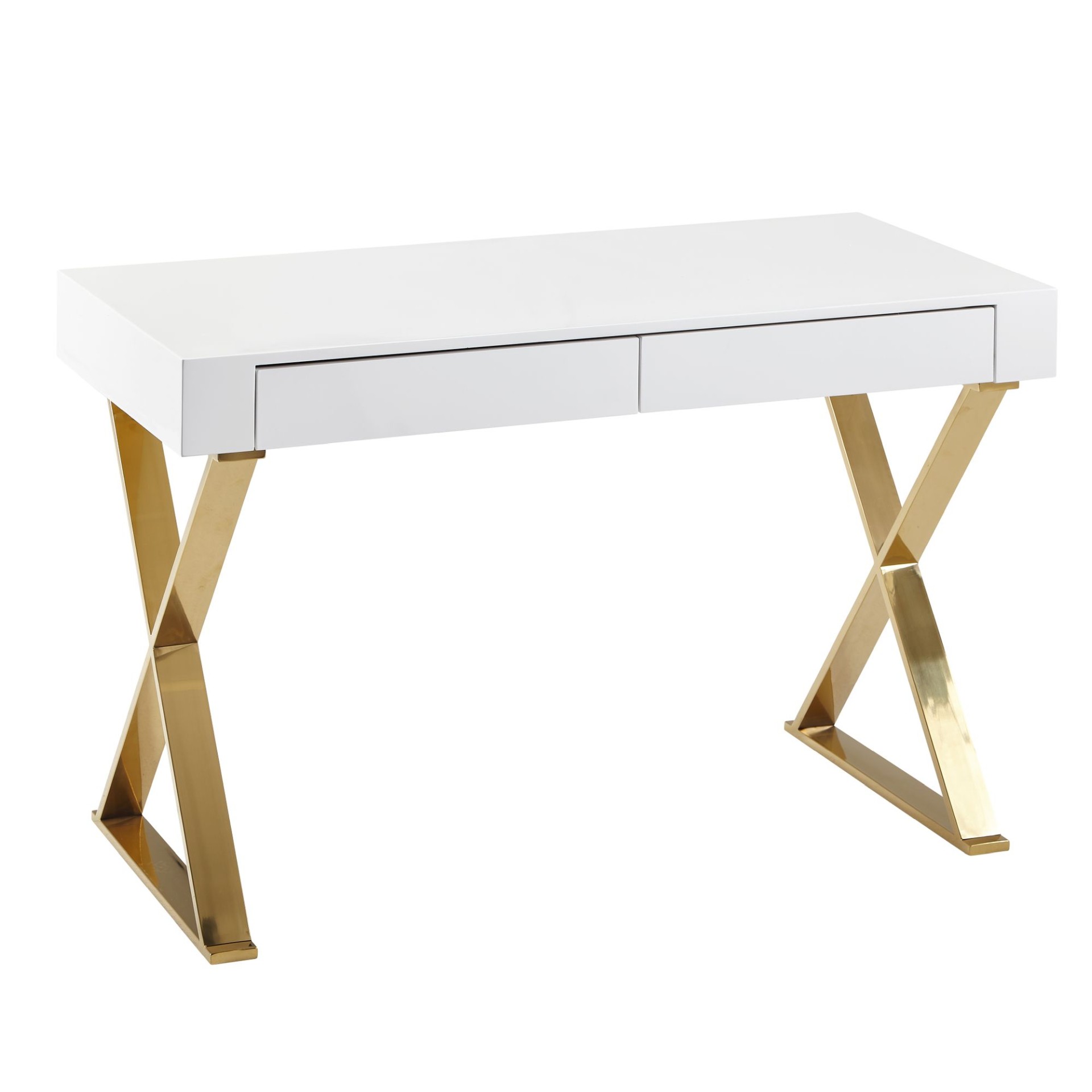 Schreibtisch Runavik Weiß 118 × 57 × 76 cm