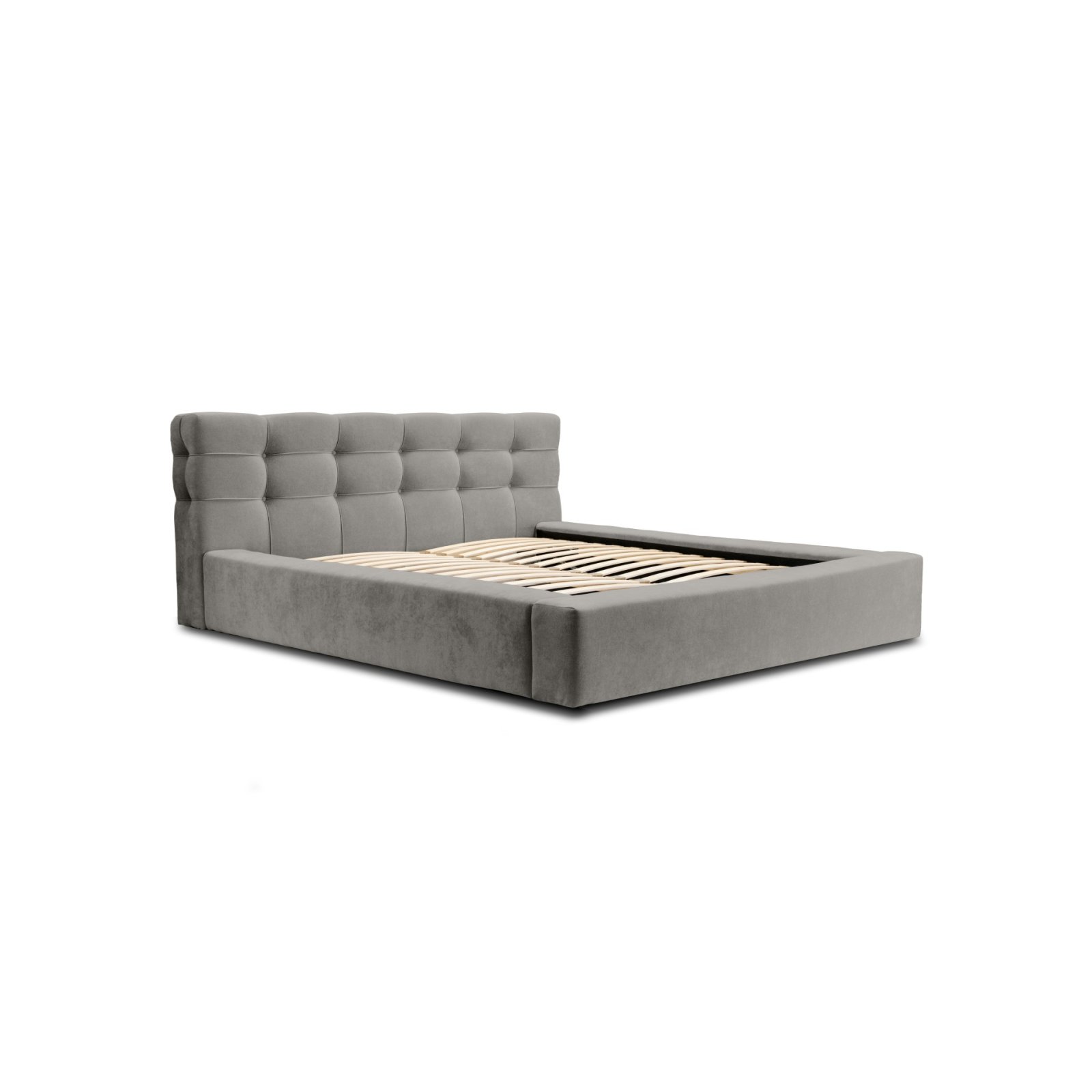 Polsterbett Pavo Chenille 140x200 mit Metallrahmen Ditra-New 15