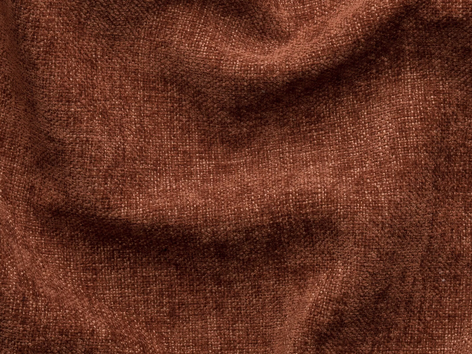 Micadoni Sofa Naomi 3-Sitzer Strukturierter Stoff Liberty Ziegel