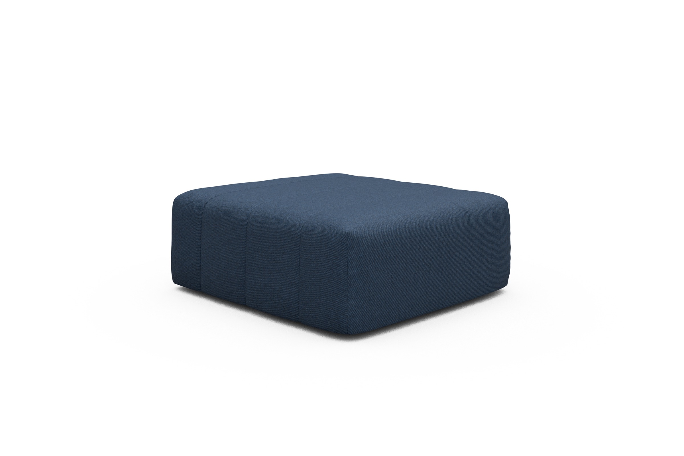 Sitzhocker Hugo Ottomane Weda-Blue