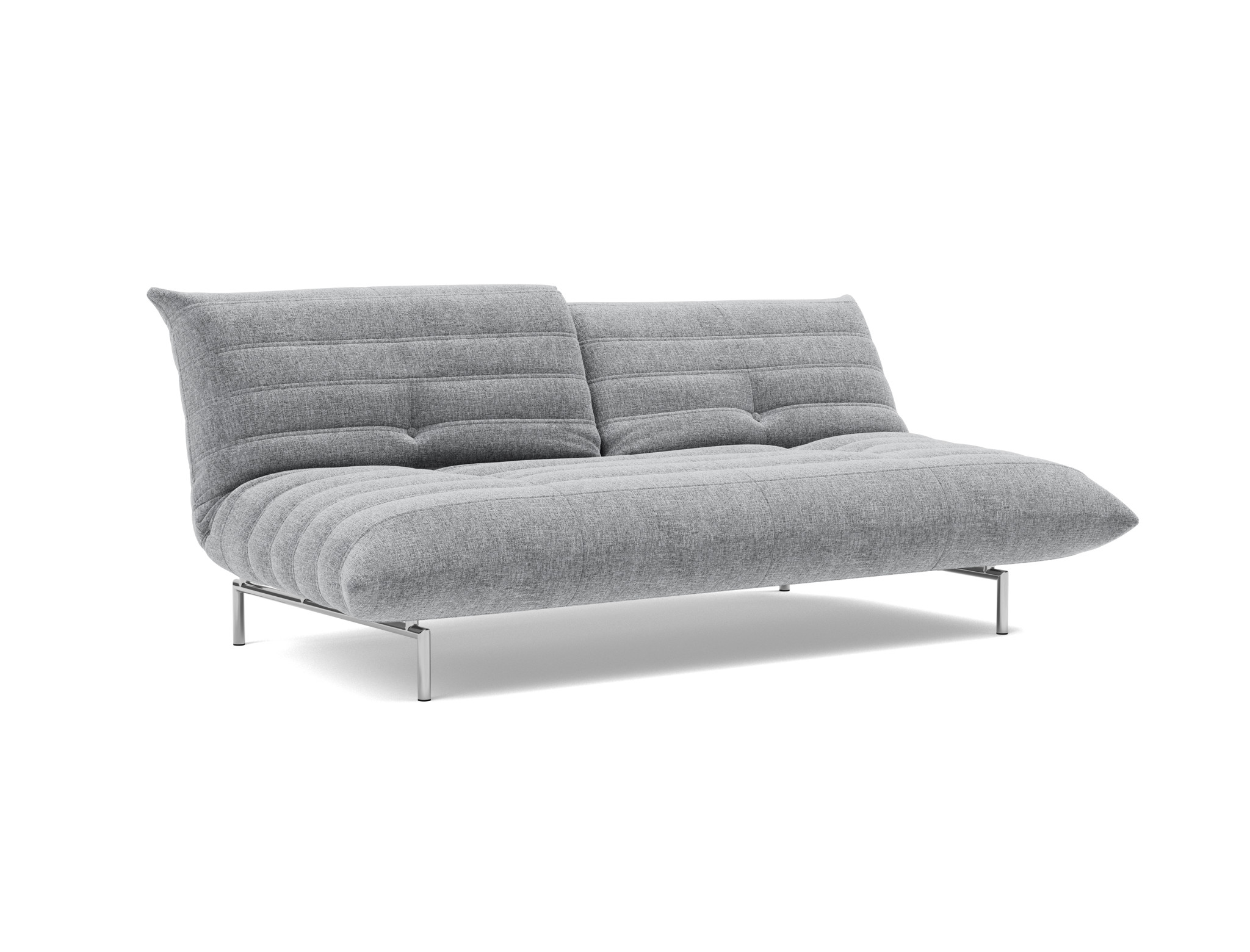 Schlafsofa Mikunjo Strukturierter Stoff Twist 565-Granite