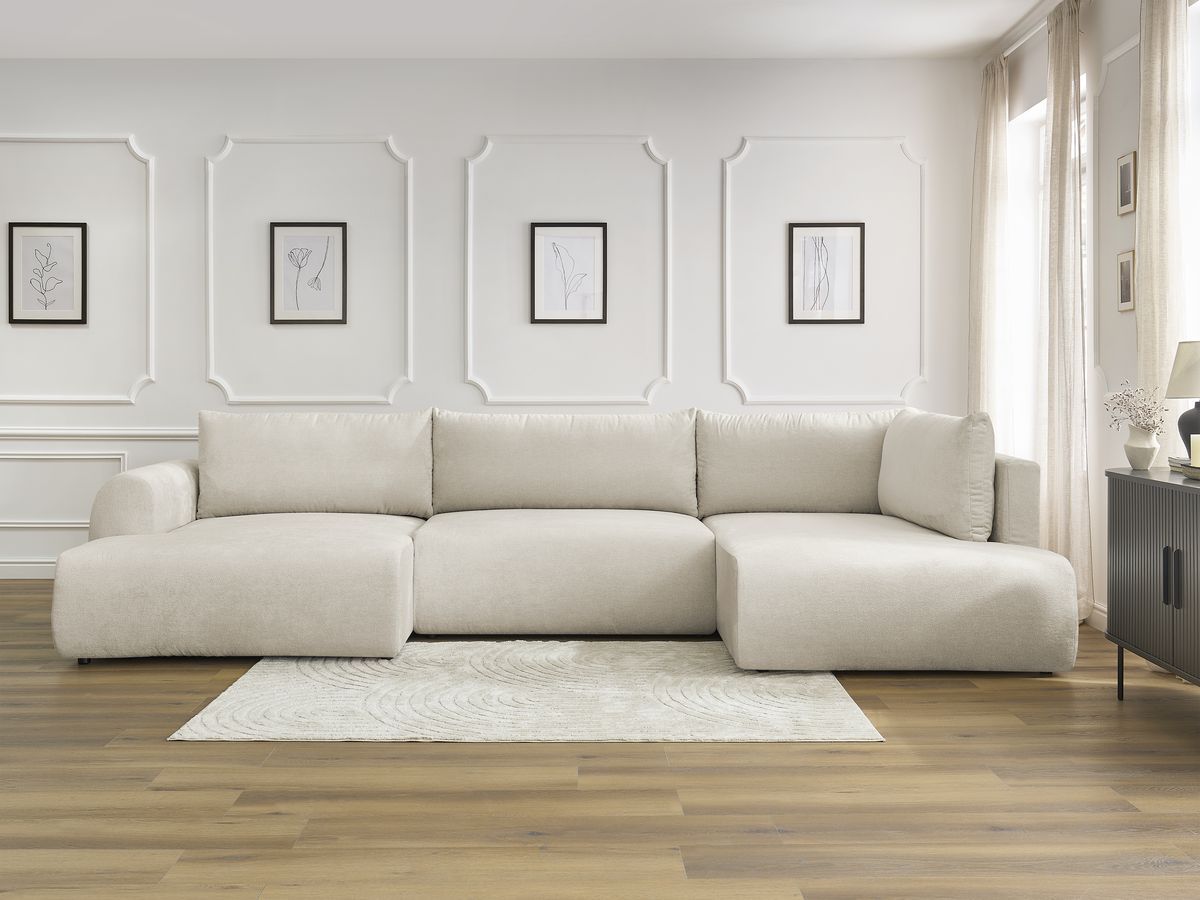 Bobochic Lucien Wohnlandschaft Stoff Beige Ecke links