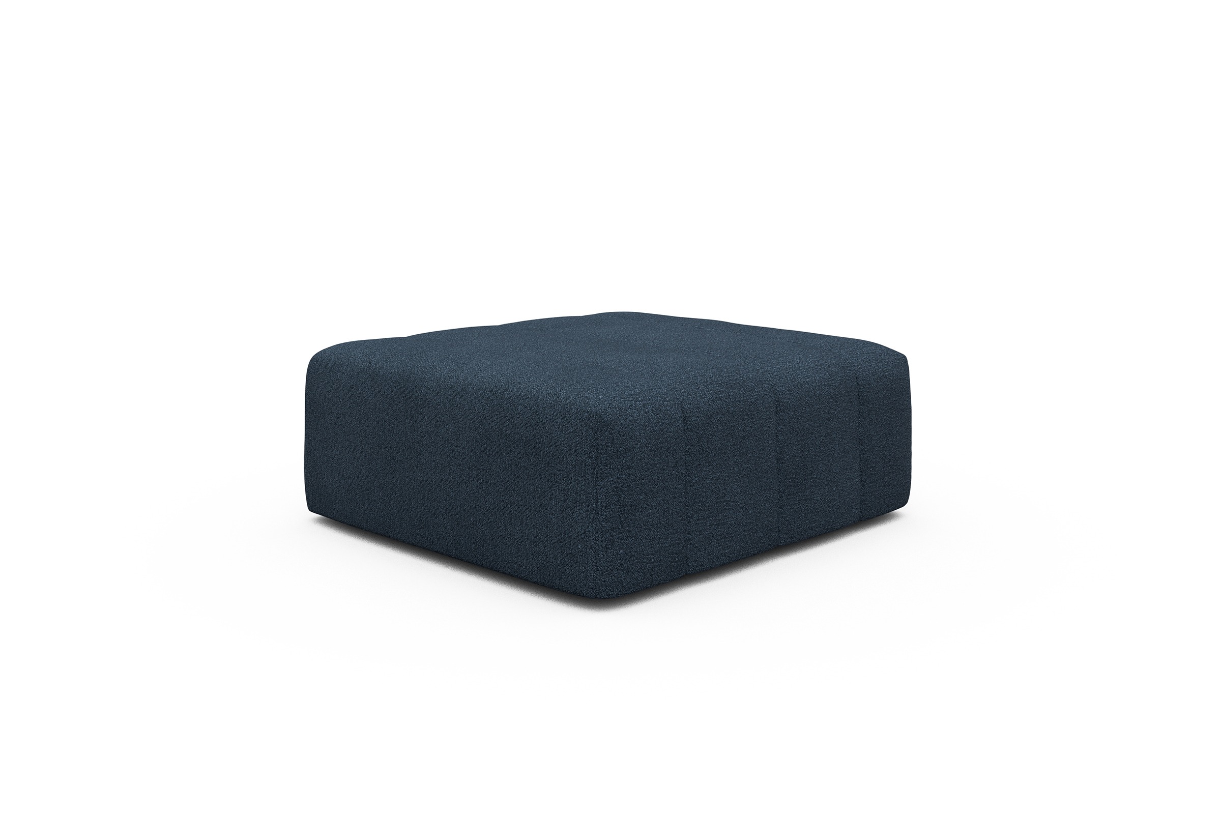 Sitzhocker Hugo Ottomane Boucle-Blue