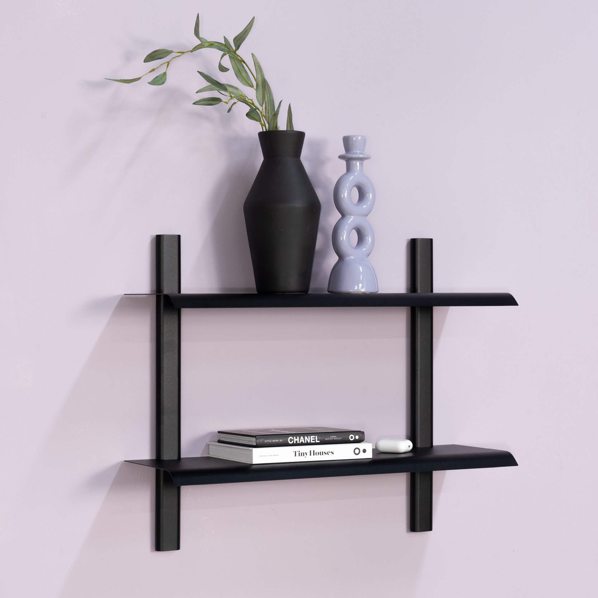 Spinder Design Wandregal Hola 3 Schwarz