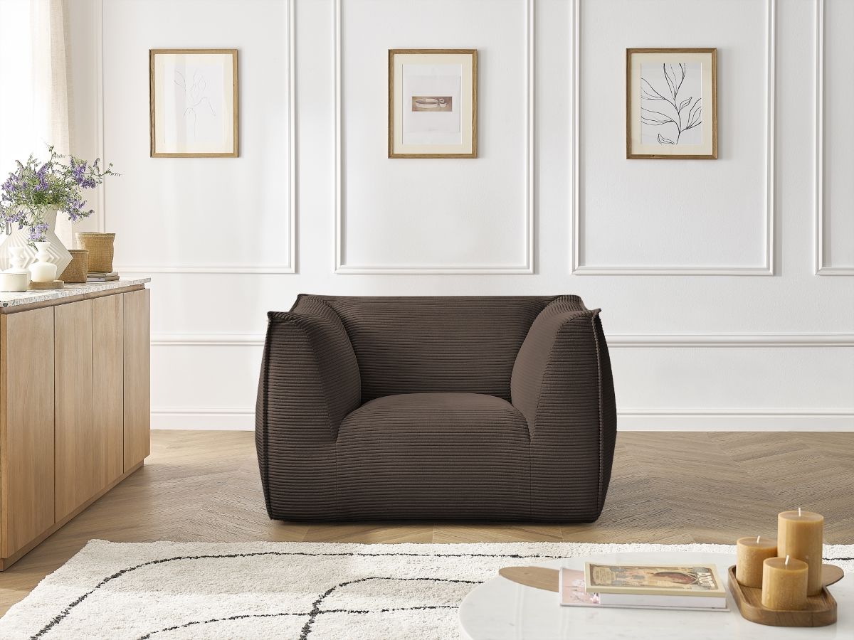 Bobochic Giorgia Sessel Cordsamt Braun