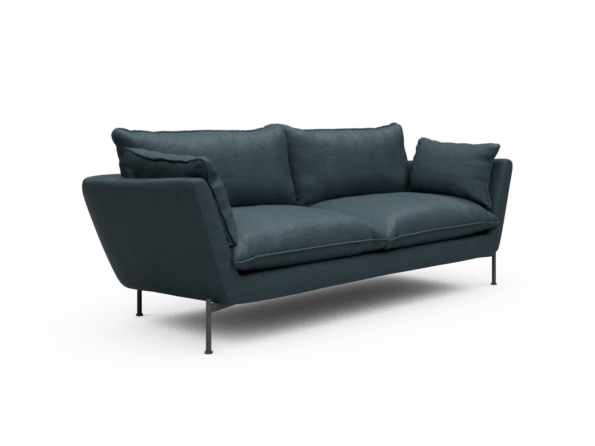 Skandi Home Sofa Anton Soft 3-Sitzer Denari-Royal-Blue moebelfaktor