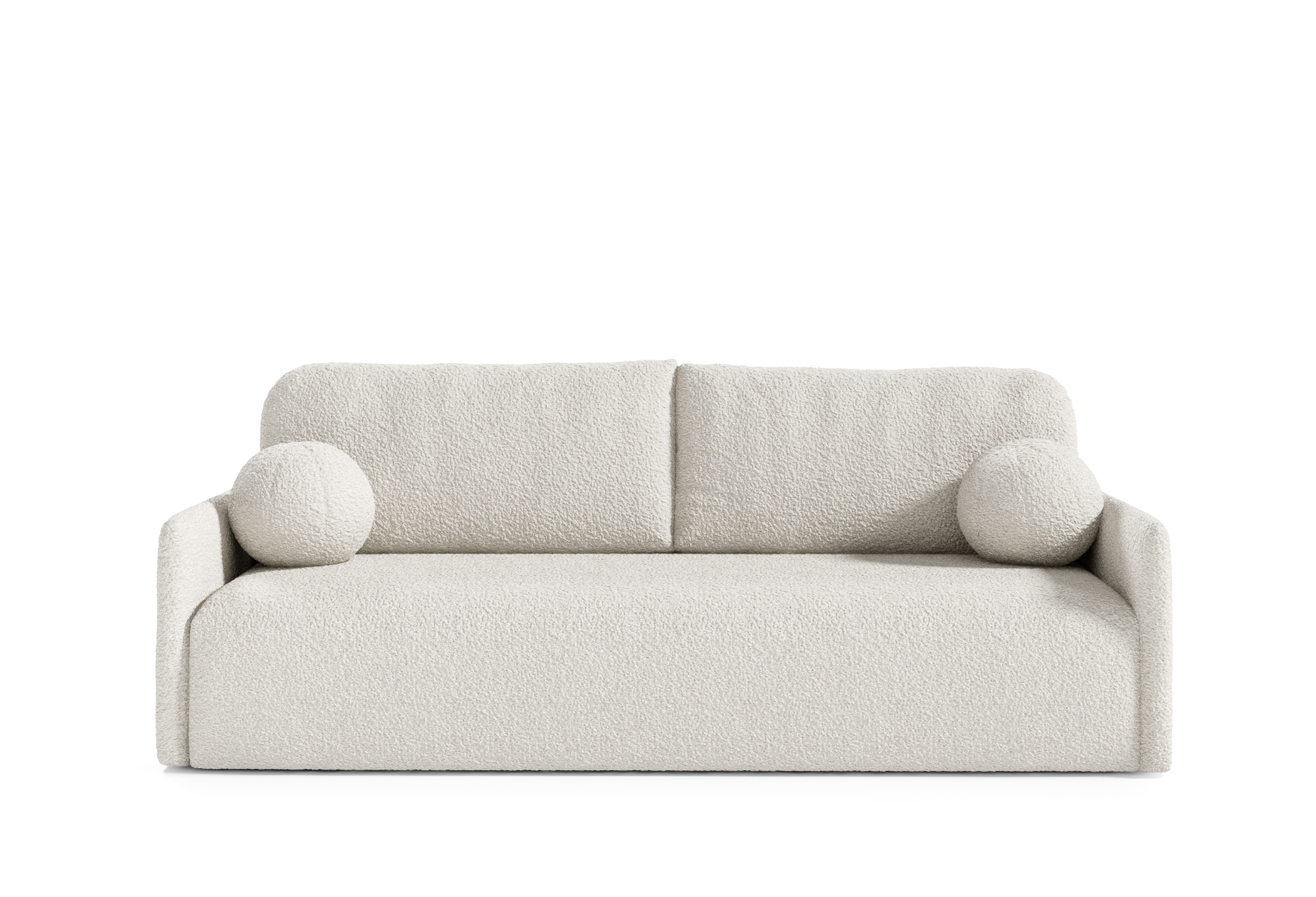 Glove 3-Sitzer Schlafsofa Abriamo Bouclé Helles Beige moebelfaktor