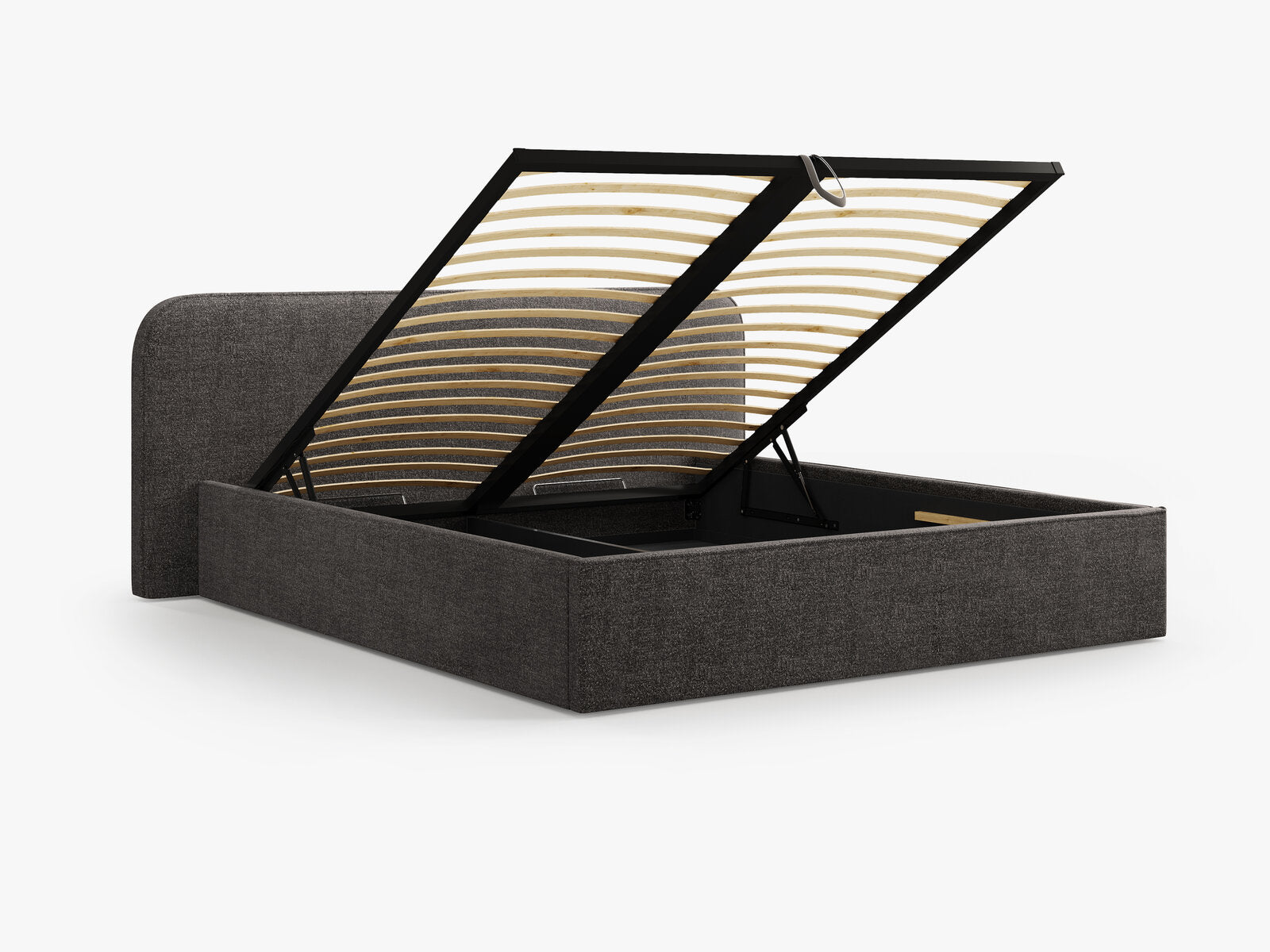 Micadoni Bett Elizabeth Boucle Anthrazit 140x200