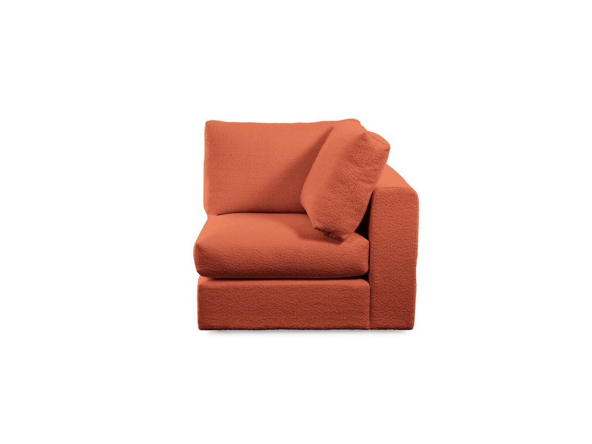 Bobochic Paris Eckmodul Bouclé-Stoff Orange