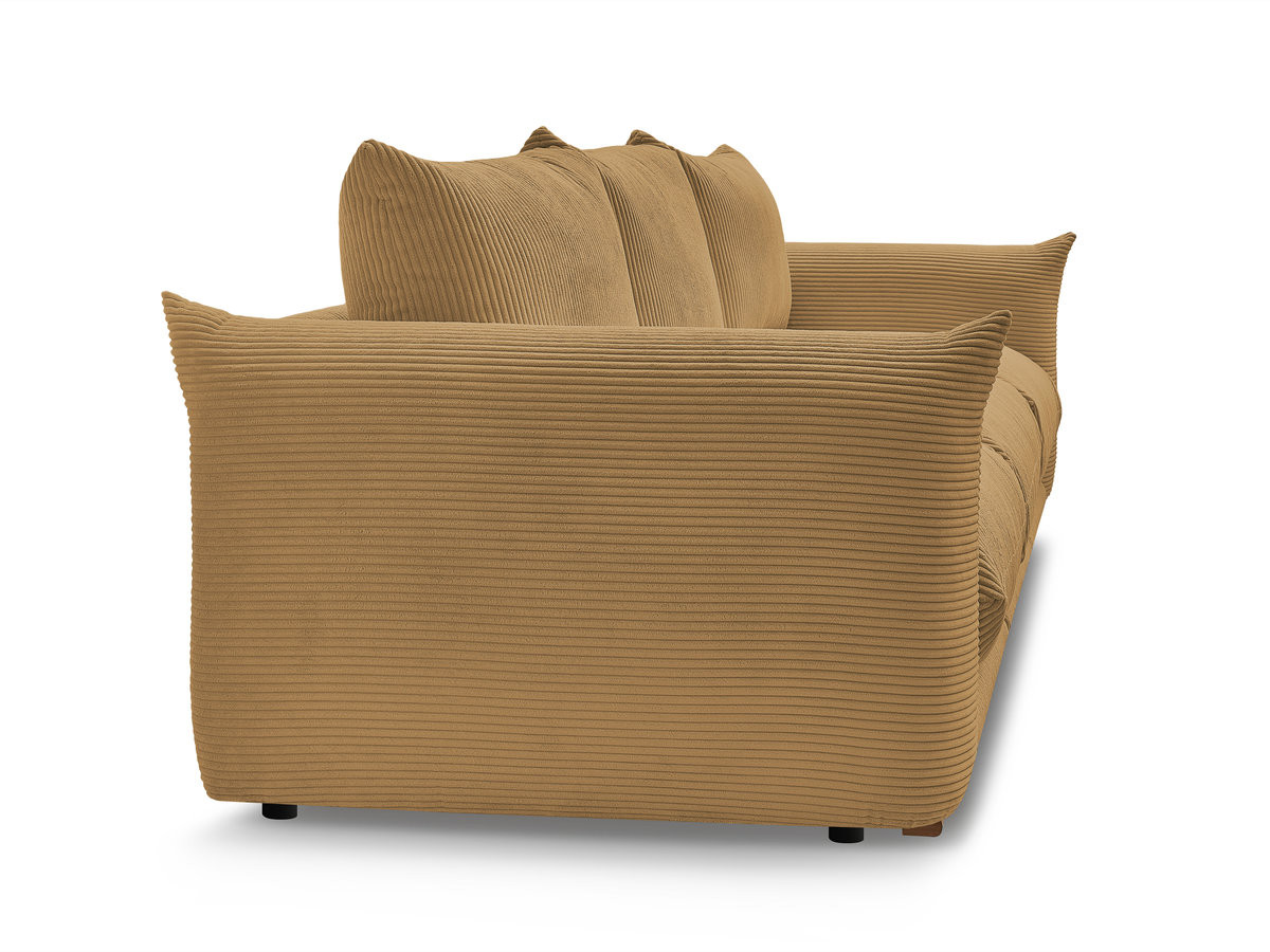 Bobochic Ernest Sofa 3-Sitzer 266 × 106 cm Cordsamt Gelb