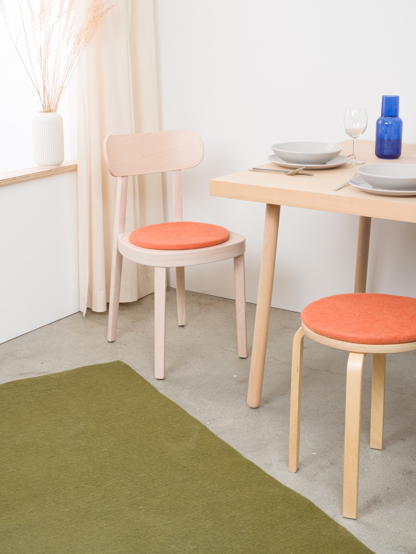 myfelt Lea - Flache Sitzauflage rund