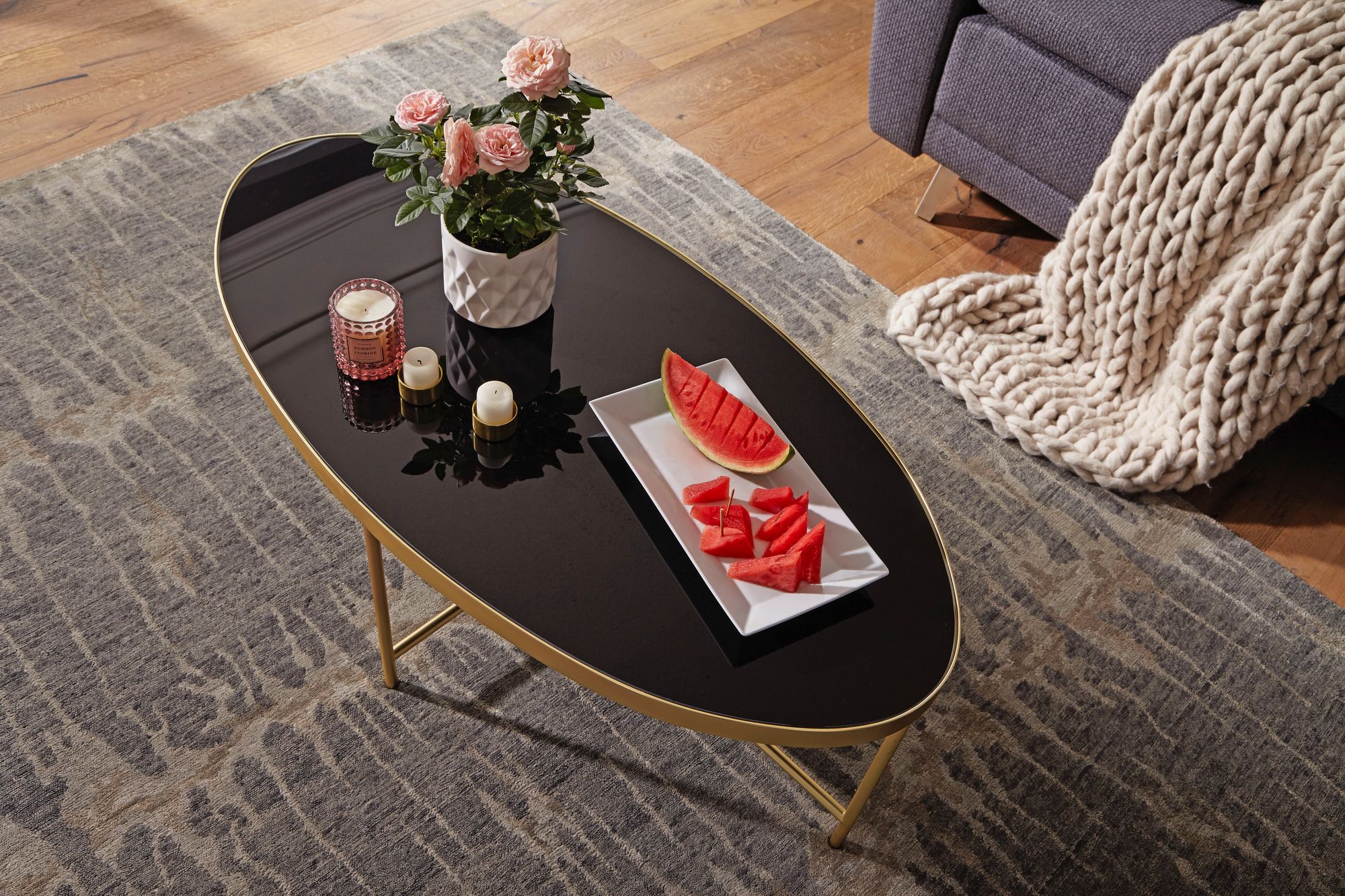 Couchtisch Rodvig Gold 110 × 56 × 40 cm