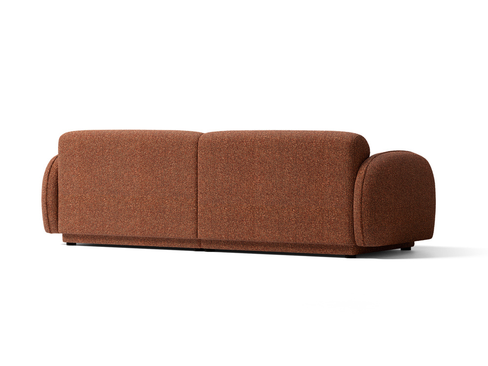 Cosmopolitan Design Sofa Bilbao 4-Sitzer Boucle Miles Terrakotta