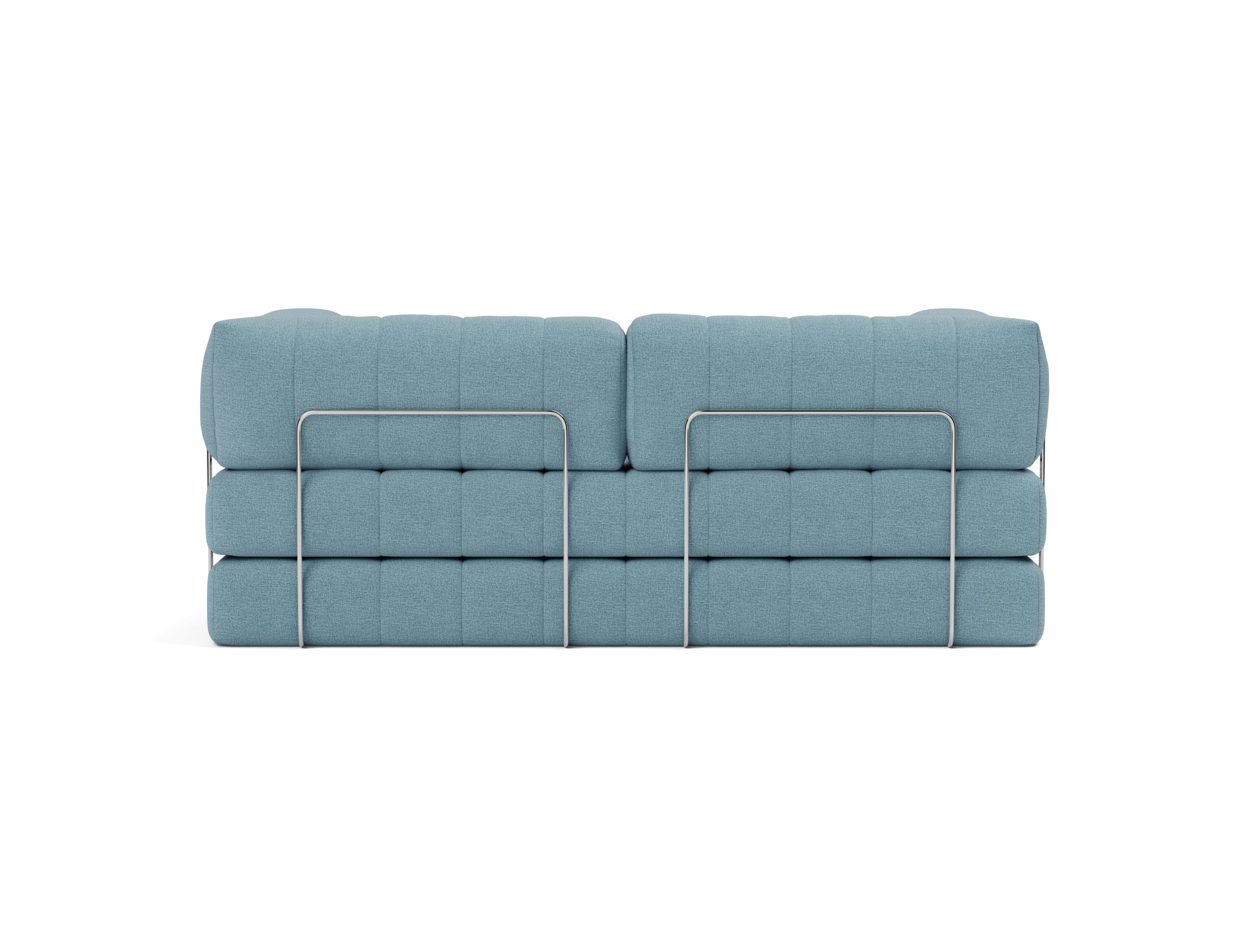 Schlafsofa CozyPad mit Armlehnen Flachgewebe Mixed Dance 525-Light-Blue