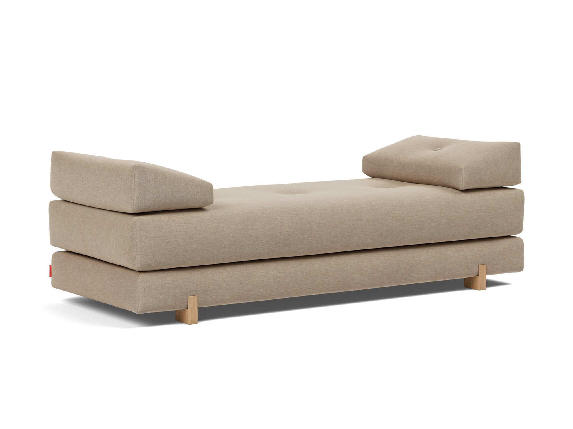 Tagesbett Sigmund Flachgewebe Phobos 587-Mocha Beine Drip Eiche