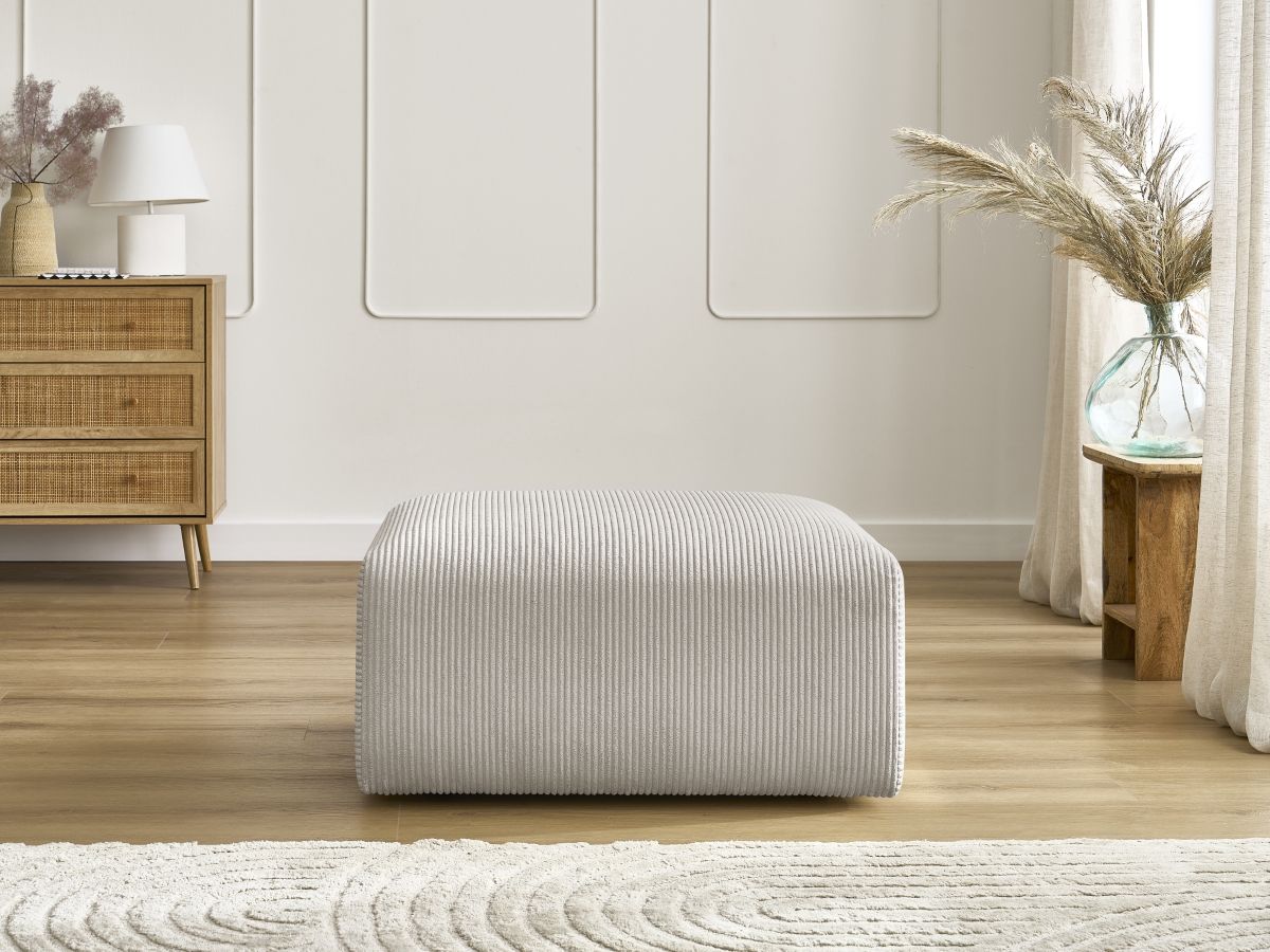 Bobochic Tina Pouf Cordsamt Beige