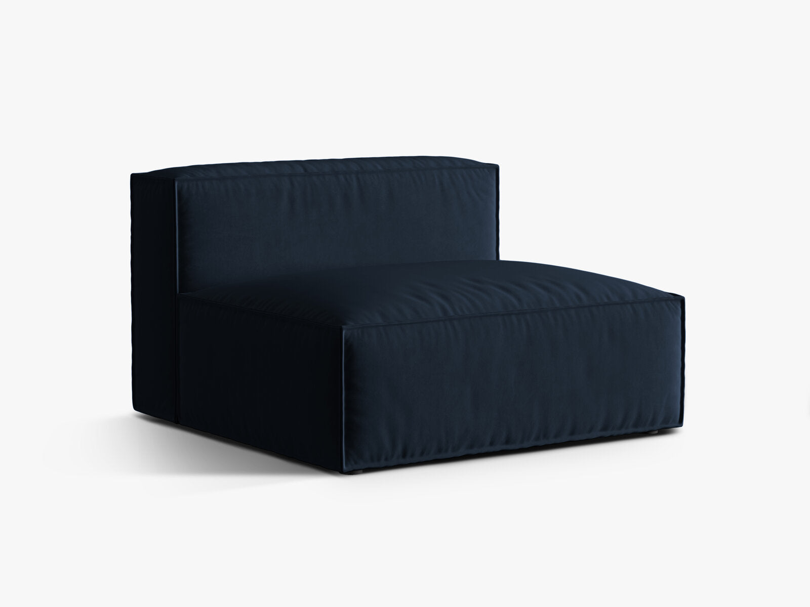 Micadoni Modul Nuria 2-Sitzer Samt Paris Dunkelblau