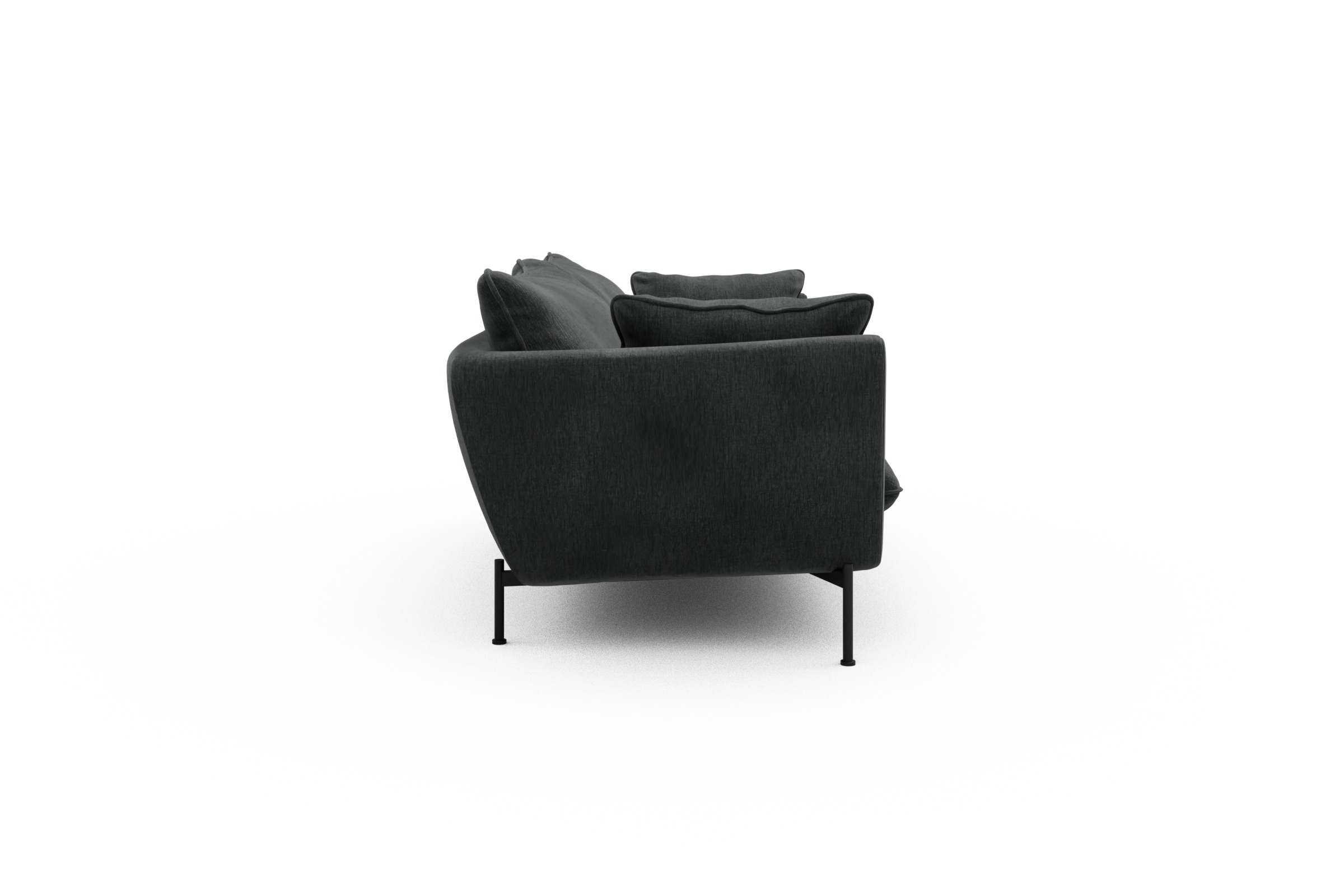 Sofa Anton PREMIUM 2-Sitzer Smooth-Deep-Warm-Grey