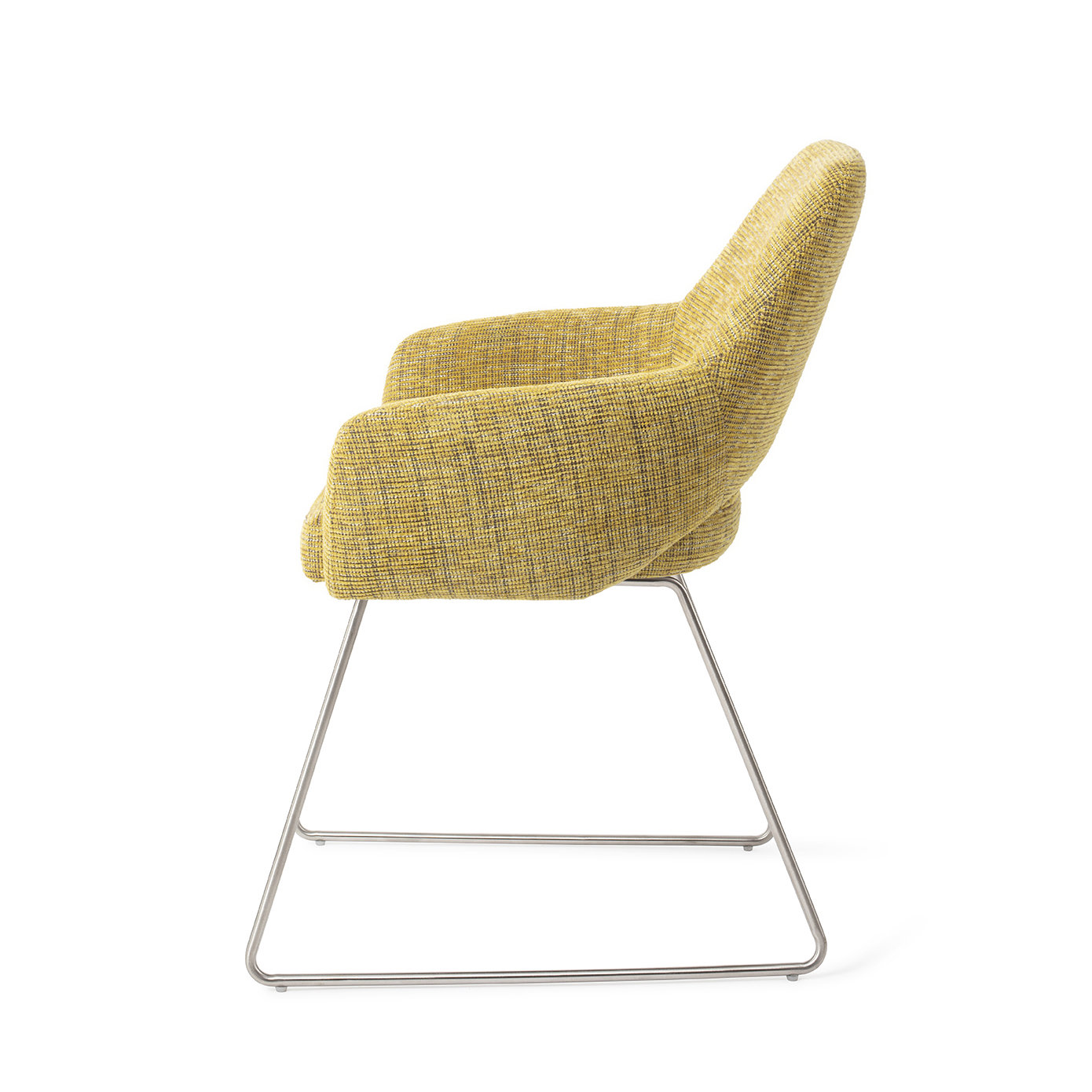 Jesper Home Esszimmerstuhl Yanai Lemon Lines Slide Stahl
