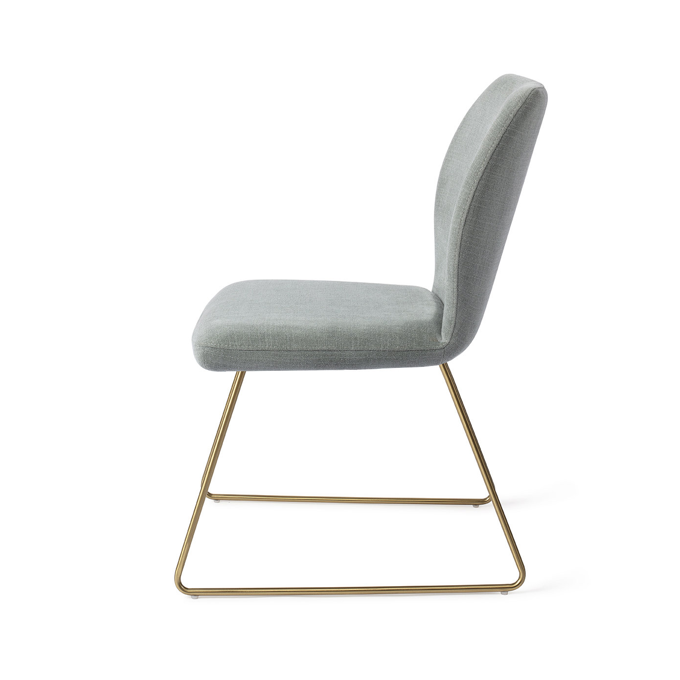 Jesper Home Esszimmerstuhl Ikata Breezy Blue Slide Gold