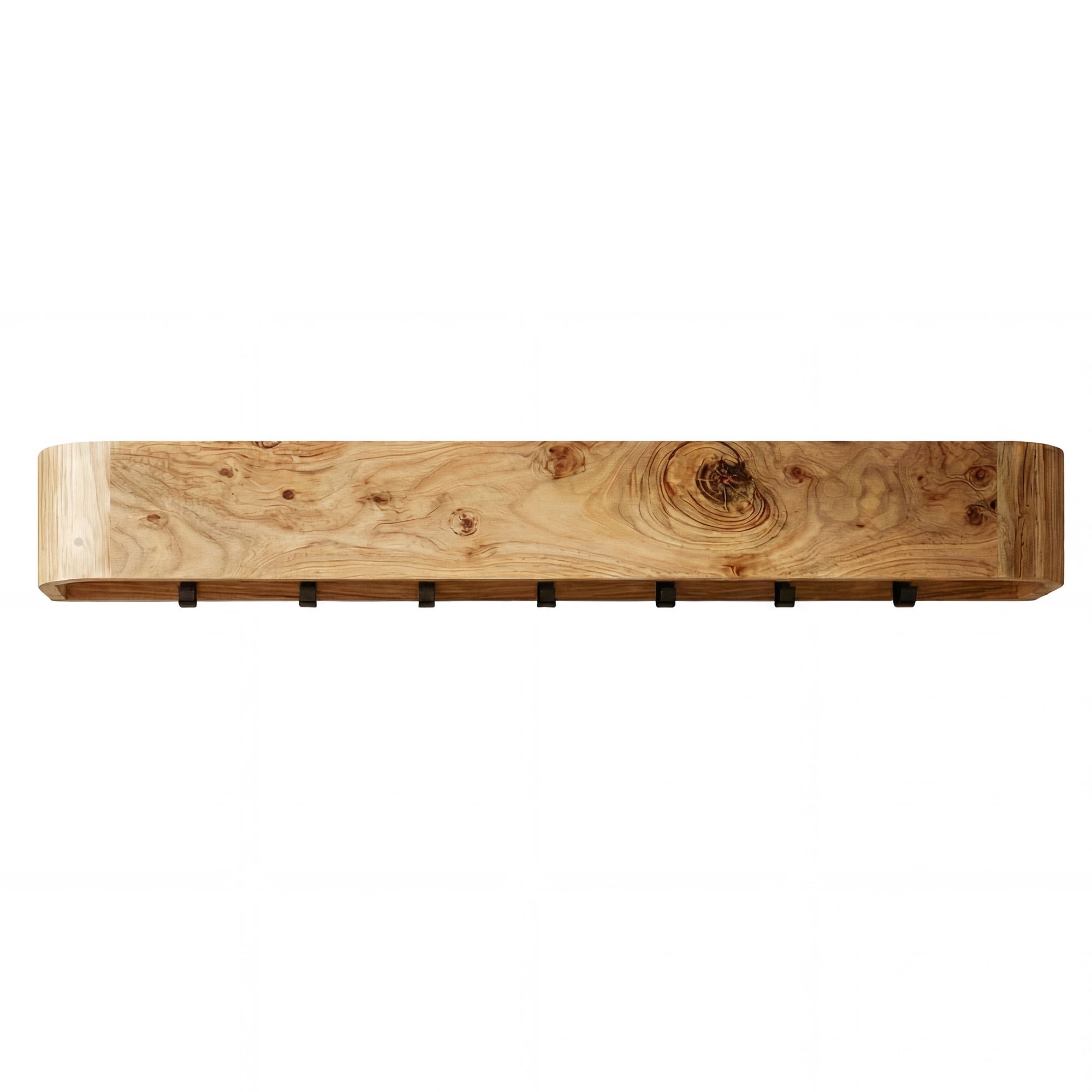 Wandgarderobe Utsira Akazie Massivholz 100 × 20 × 20 cm