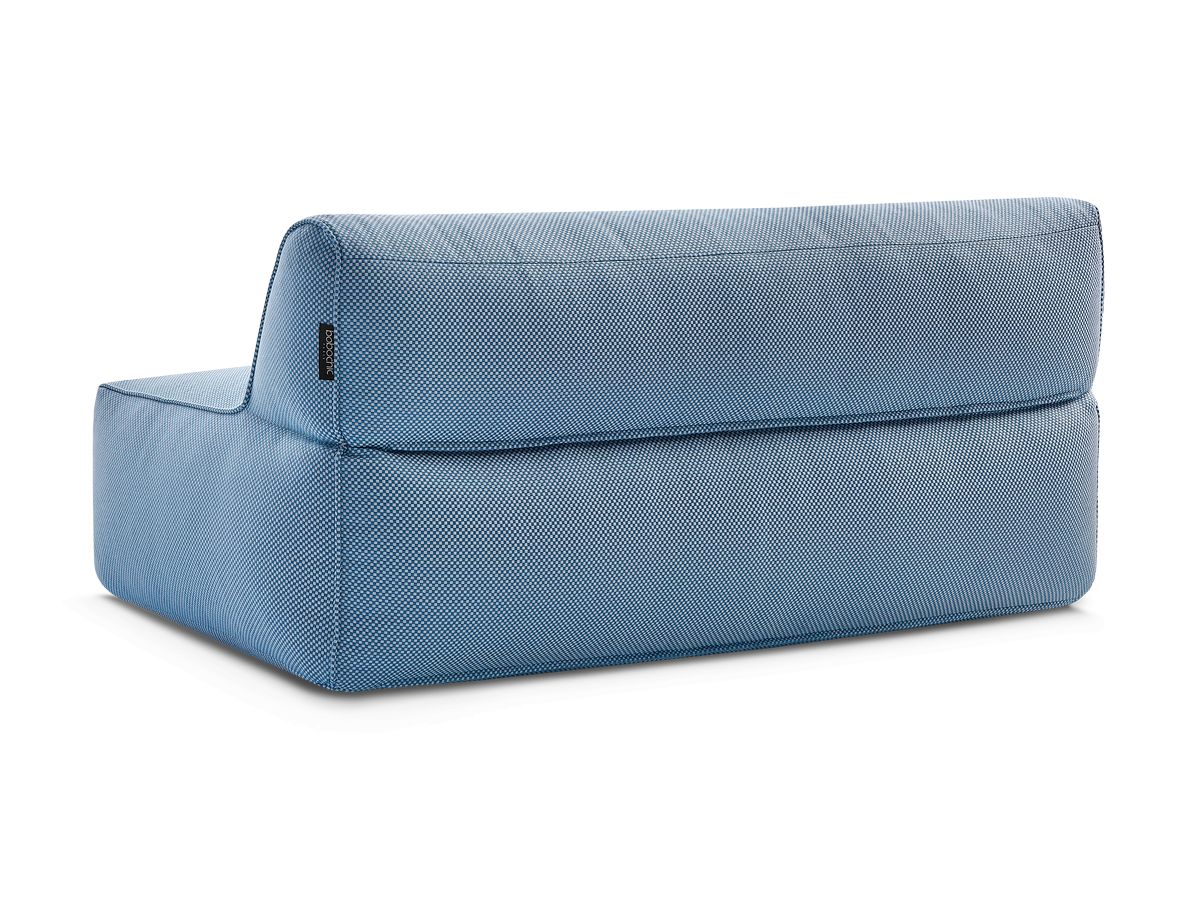 Bobochic Riviera Sofamodul 2-Sitzer Melange-Stoff Dunkelblau