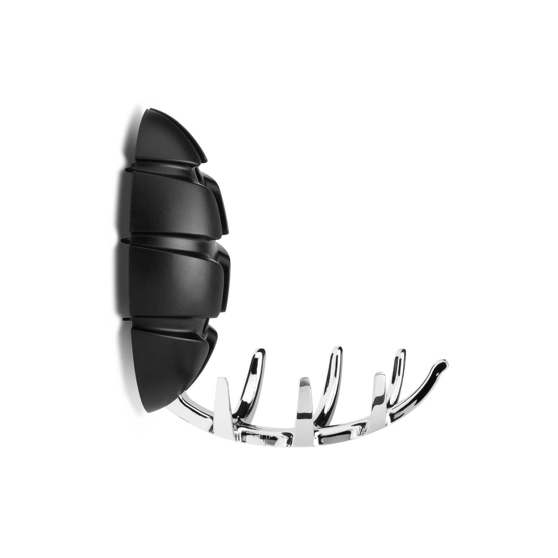 Spinder Design Wandgarderobe Bug Schwarz / Chrome