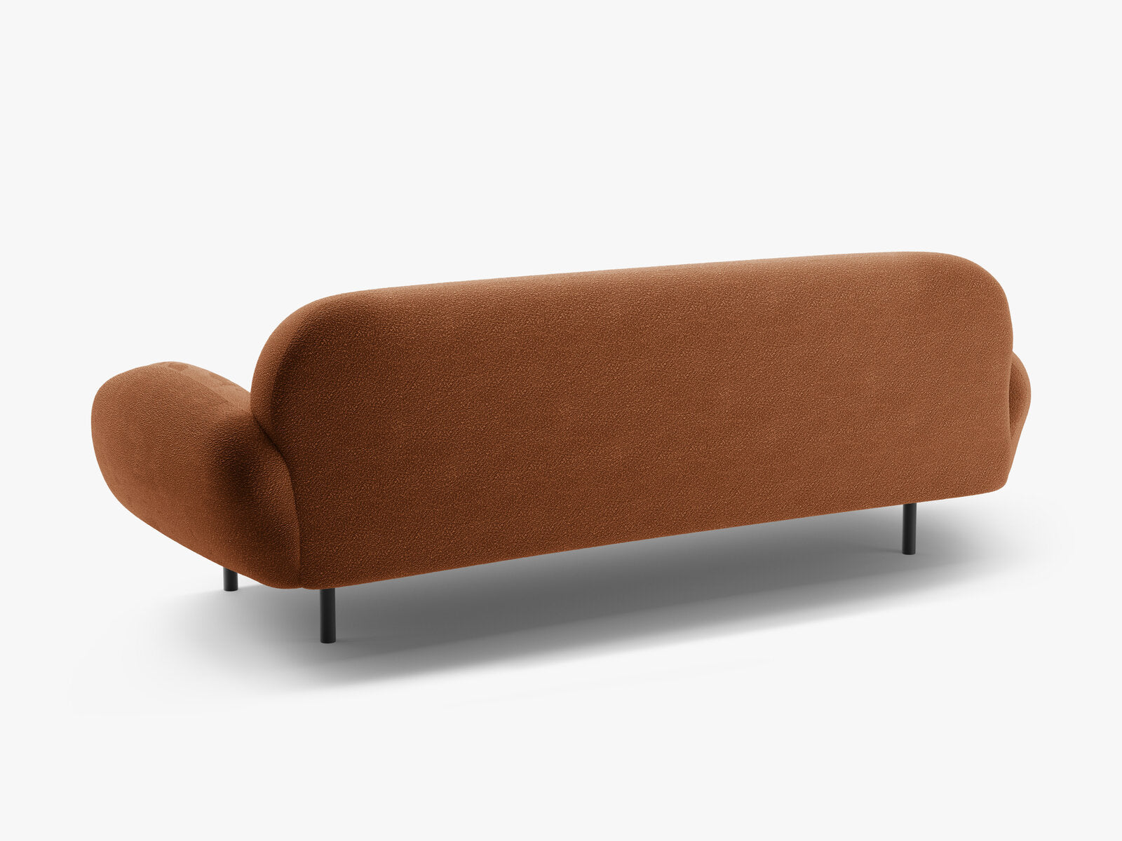 Micadoni Sofa Poppy 3-Sitzer Boucle Baloo Terrakotta