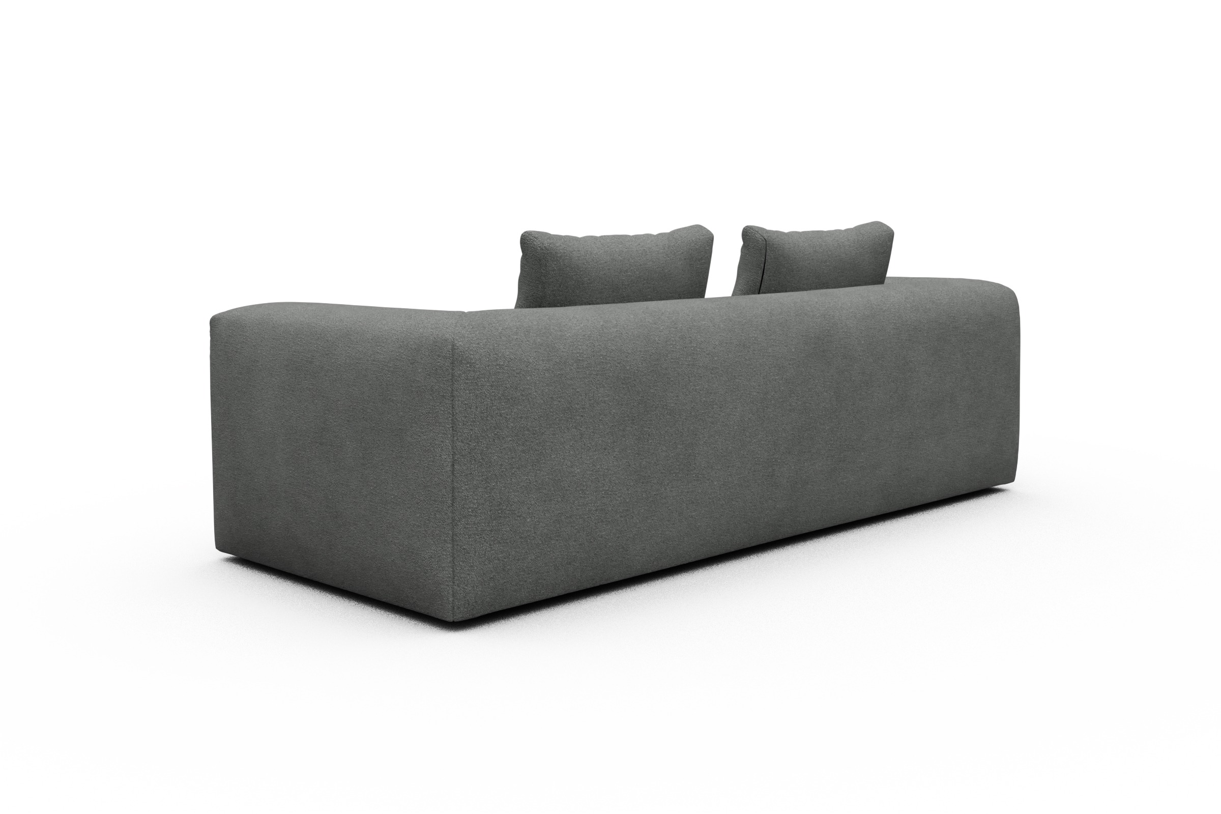 Sofa Fred 3-Sitzer Boucle-Ash-Grey