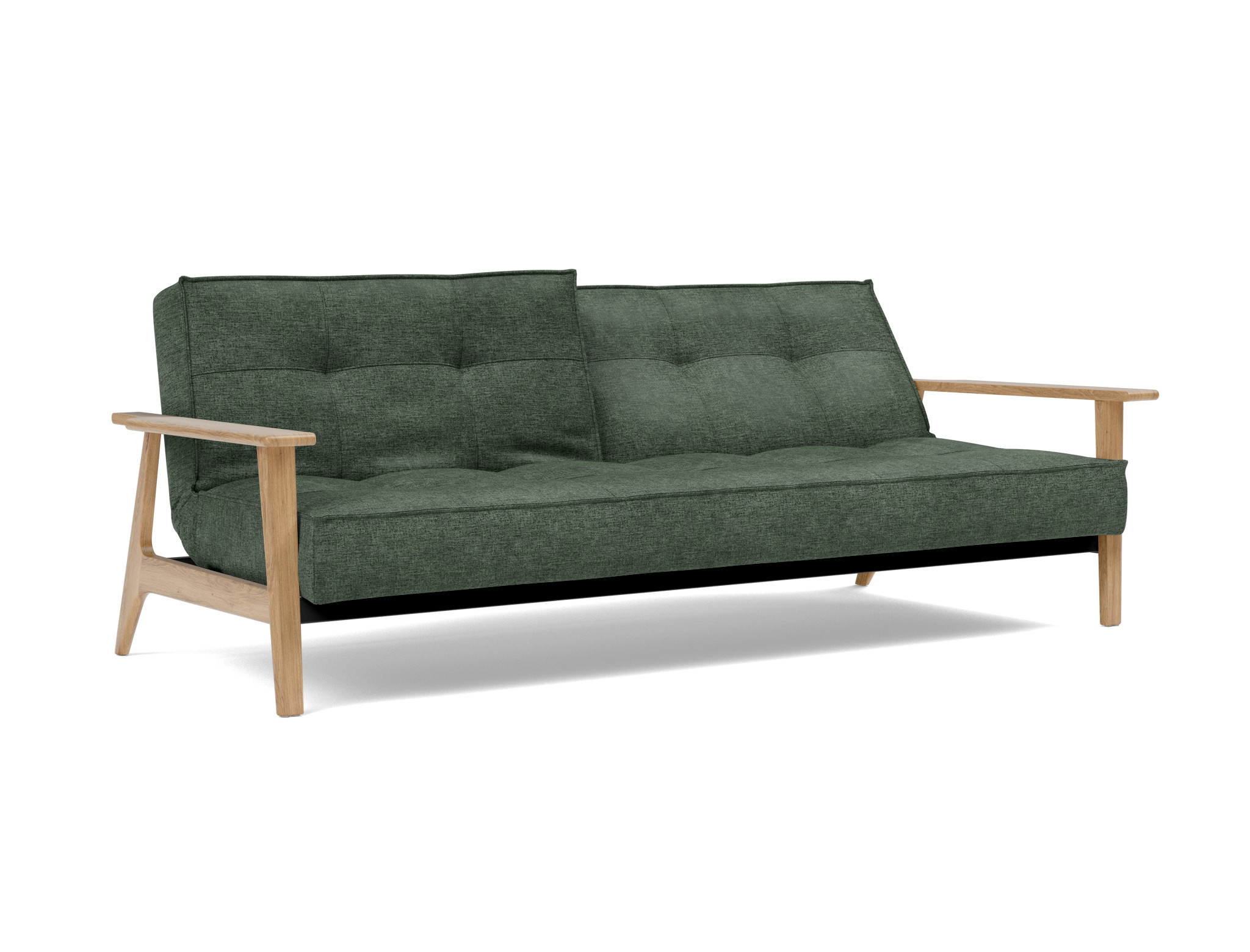 Schlafsofa Splitback Frej Flachgewebe Avella 281-Pine-Green