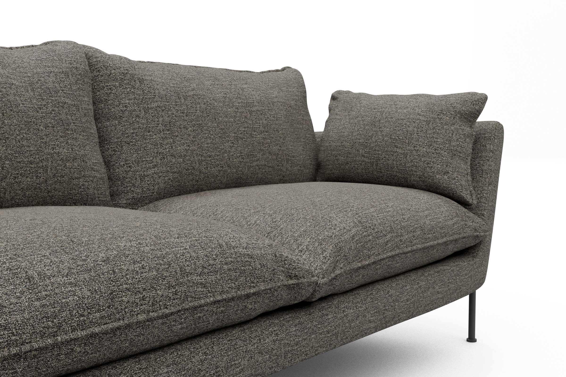 Sofa Anton PREMIUM 2-Sitzer Carreno-Sepie-Brown