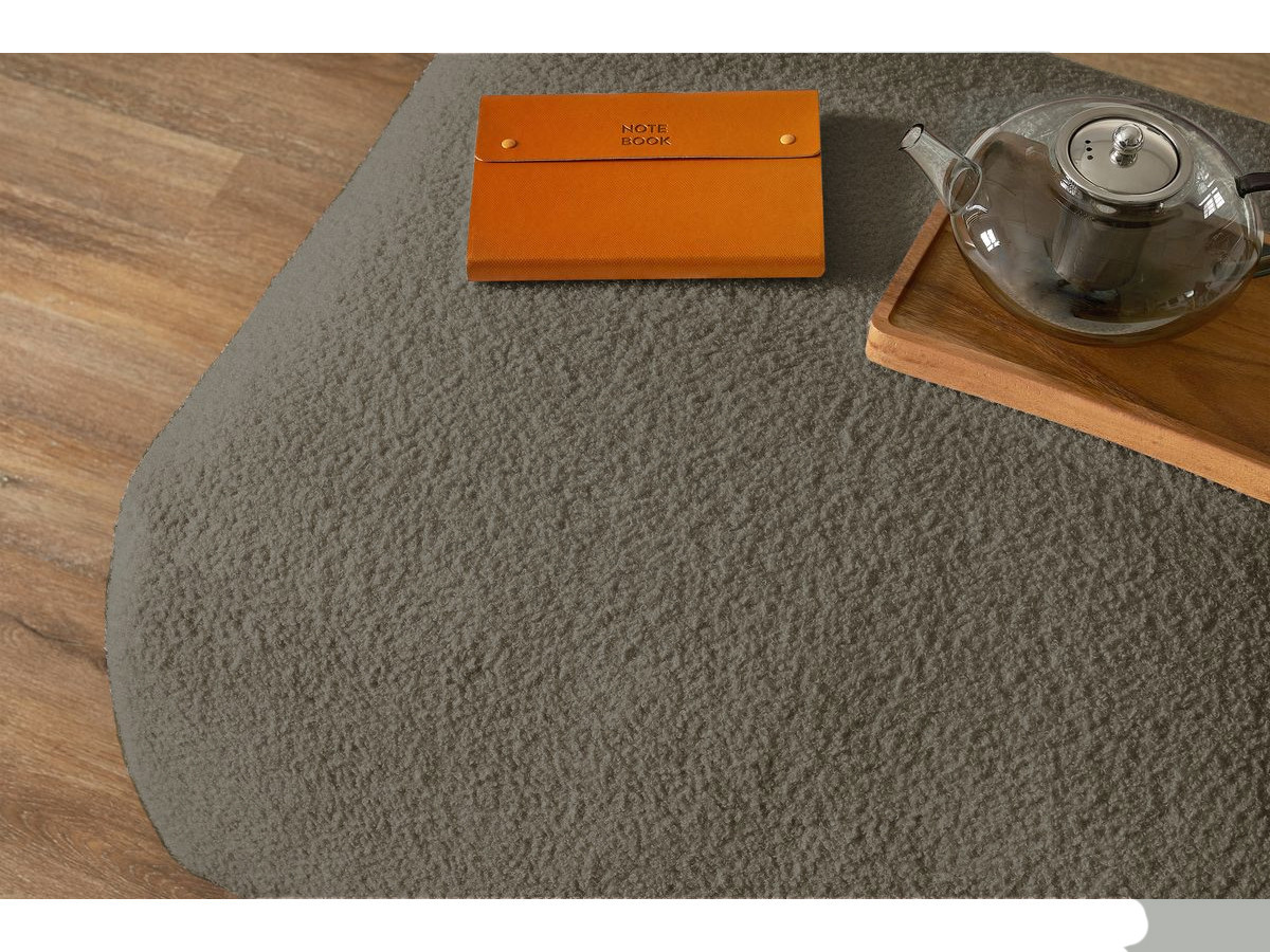 Bobochic Envy Pouf Bouclé-Stoff Braun