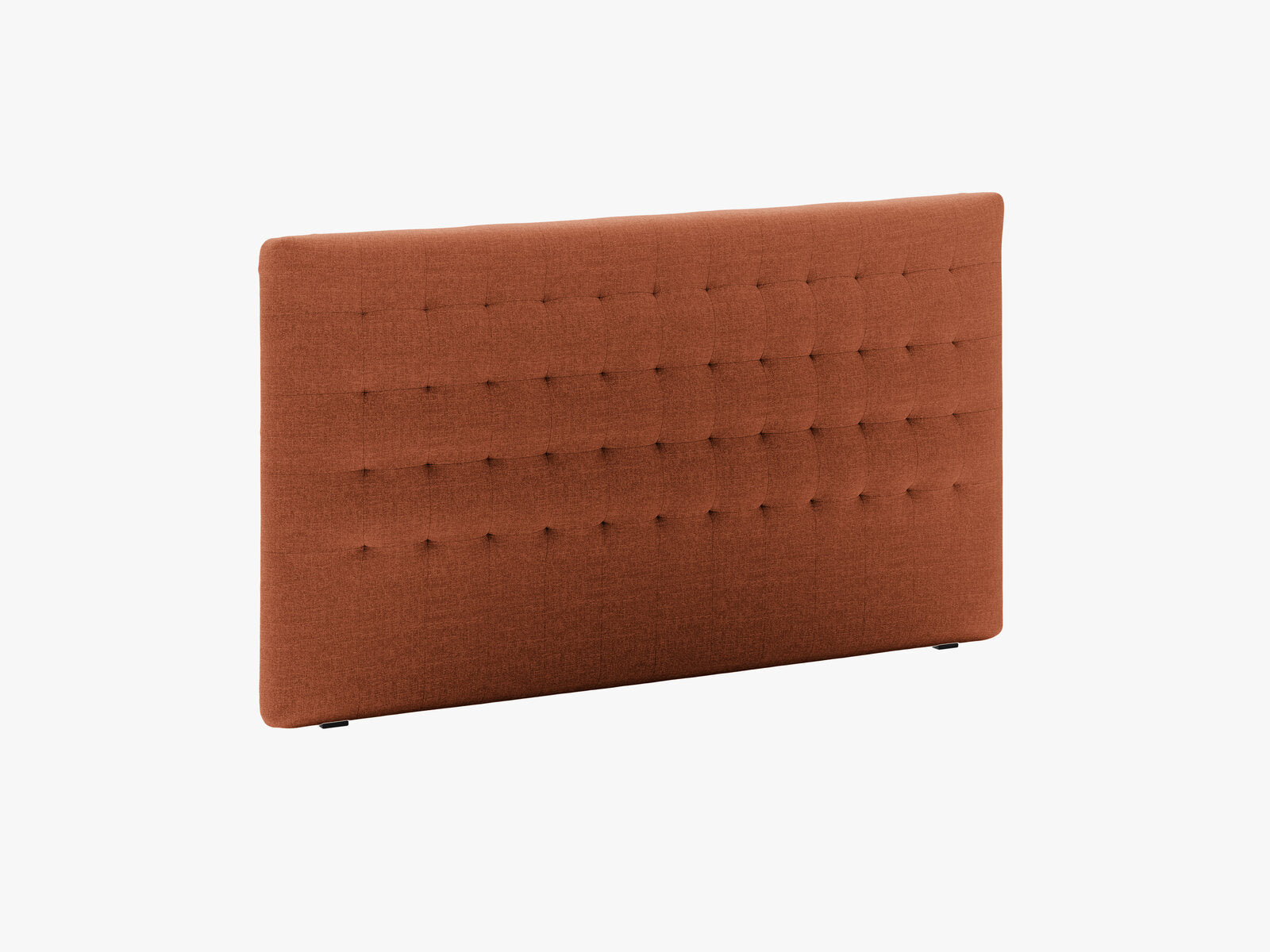 Micadoni Nova Samtiger Kopfteil 120 cm (H 95 cm) Strukturierter Stoff Liberty Ziegel 180x95